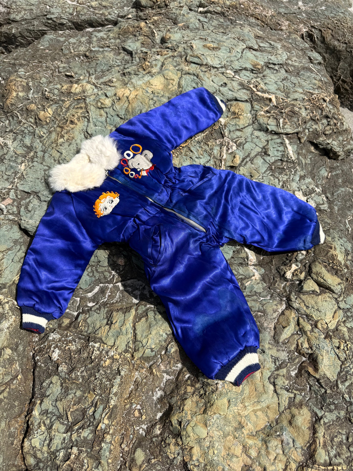 1940s japanese sukajan souvenir snowsuit