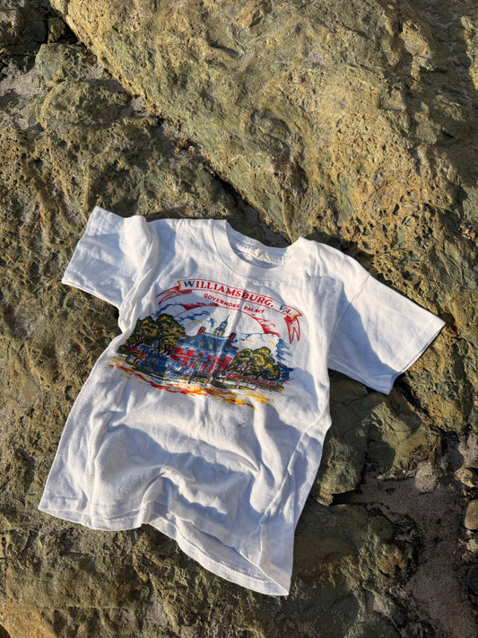 1960s williamsburg virginia souvenir tee