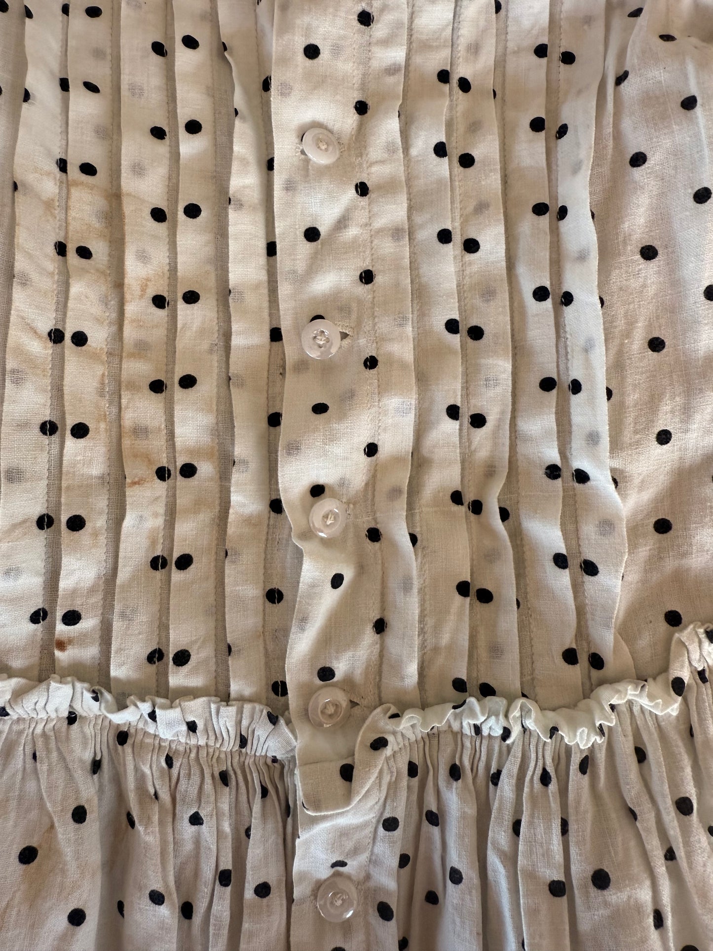 1910s polka dot dress