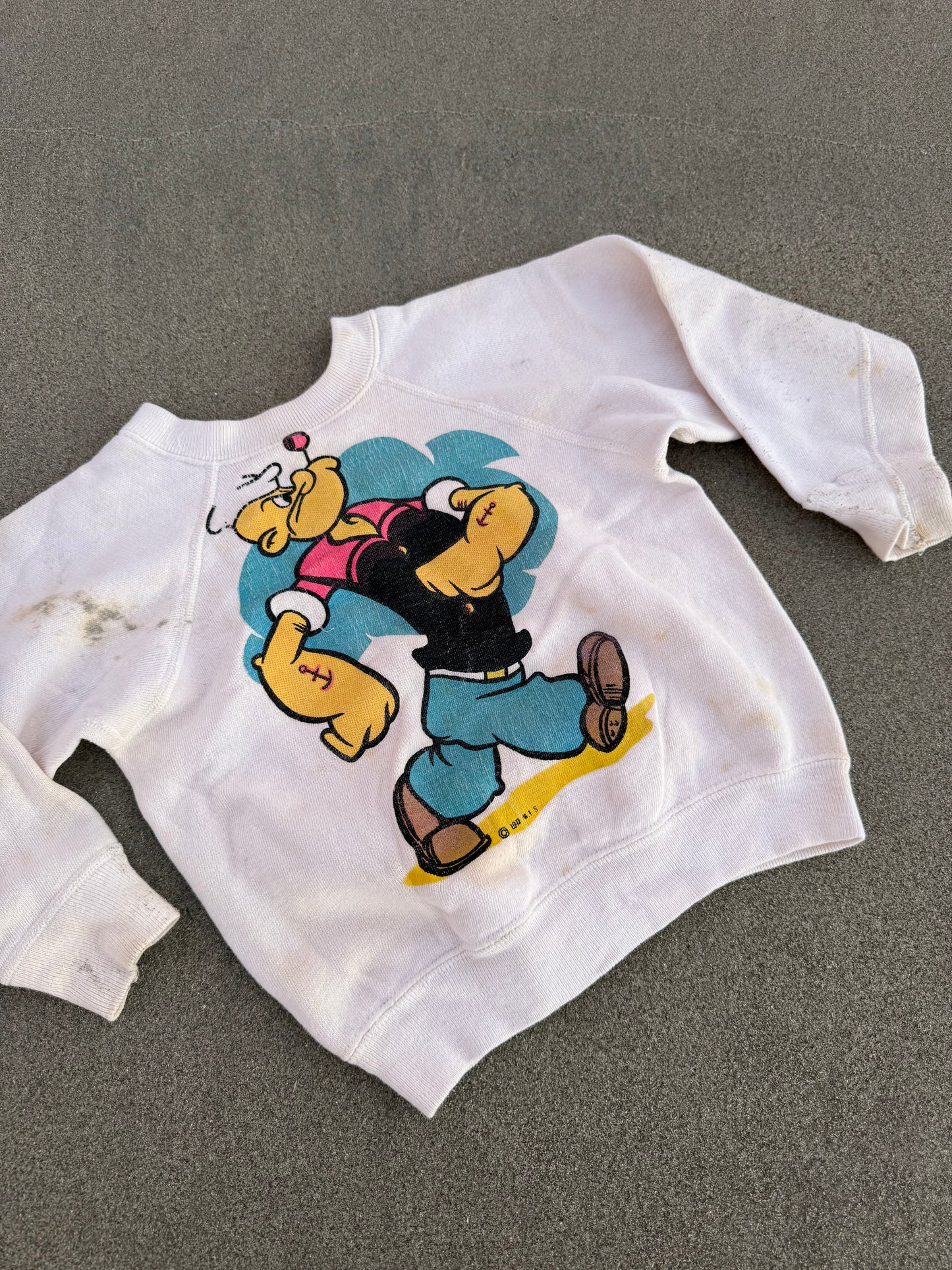 1970s popeye sweatshirt