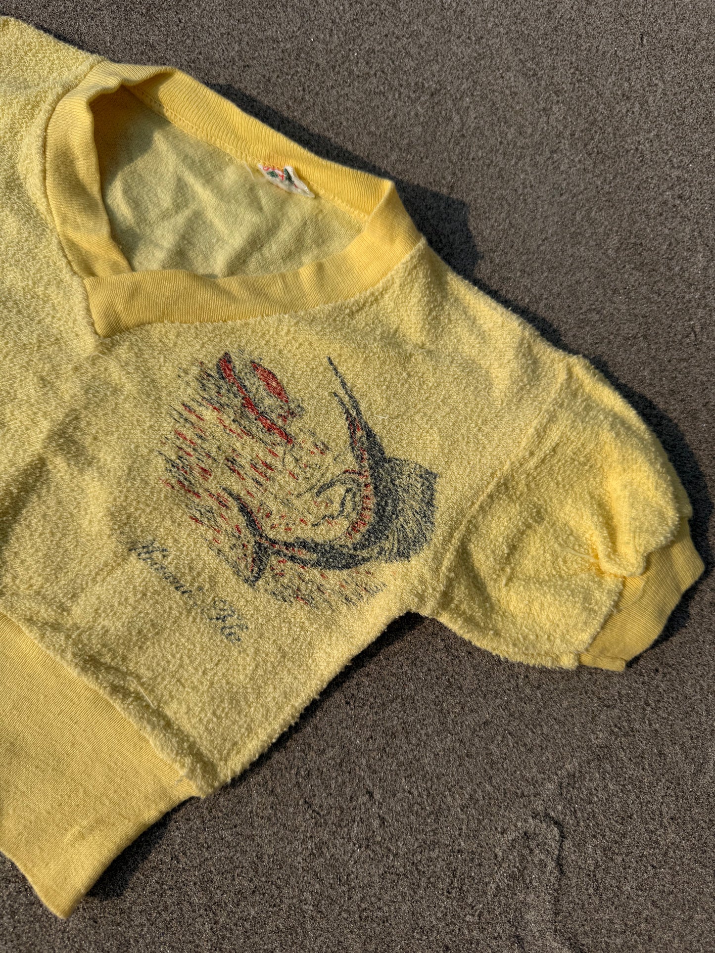 1950s miami terrycloth marlin souvenir tee