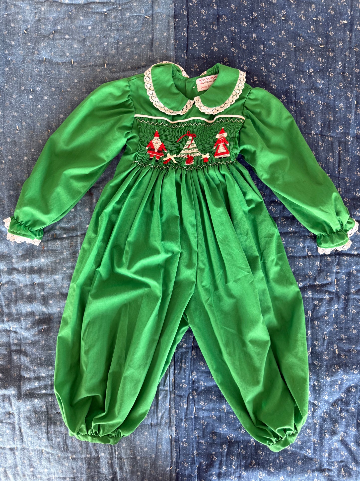 1960s christmas playsuit