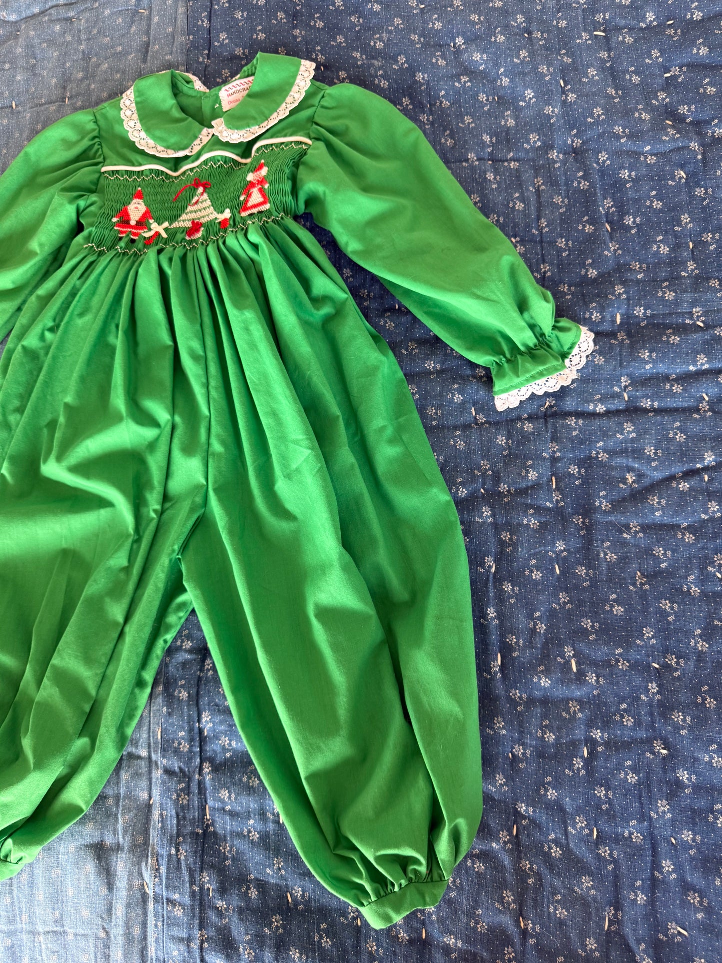 1960s christmas playsuit