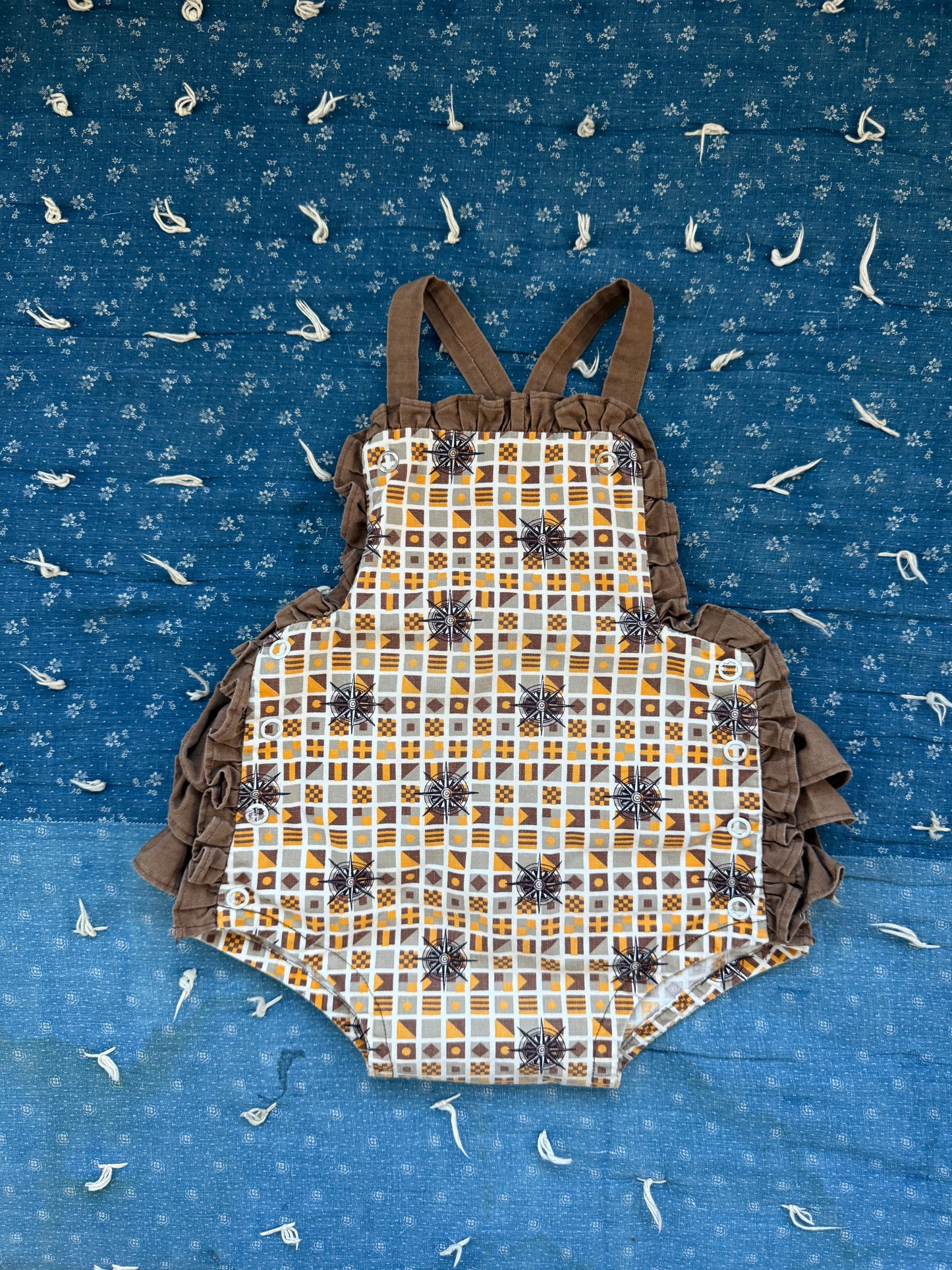 1950s compass romper