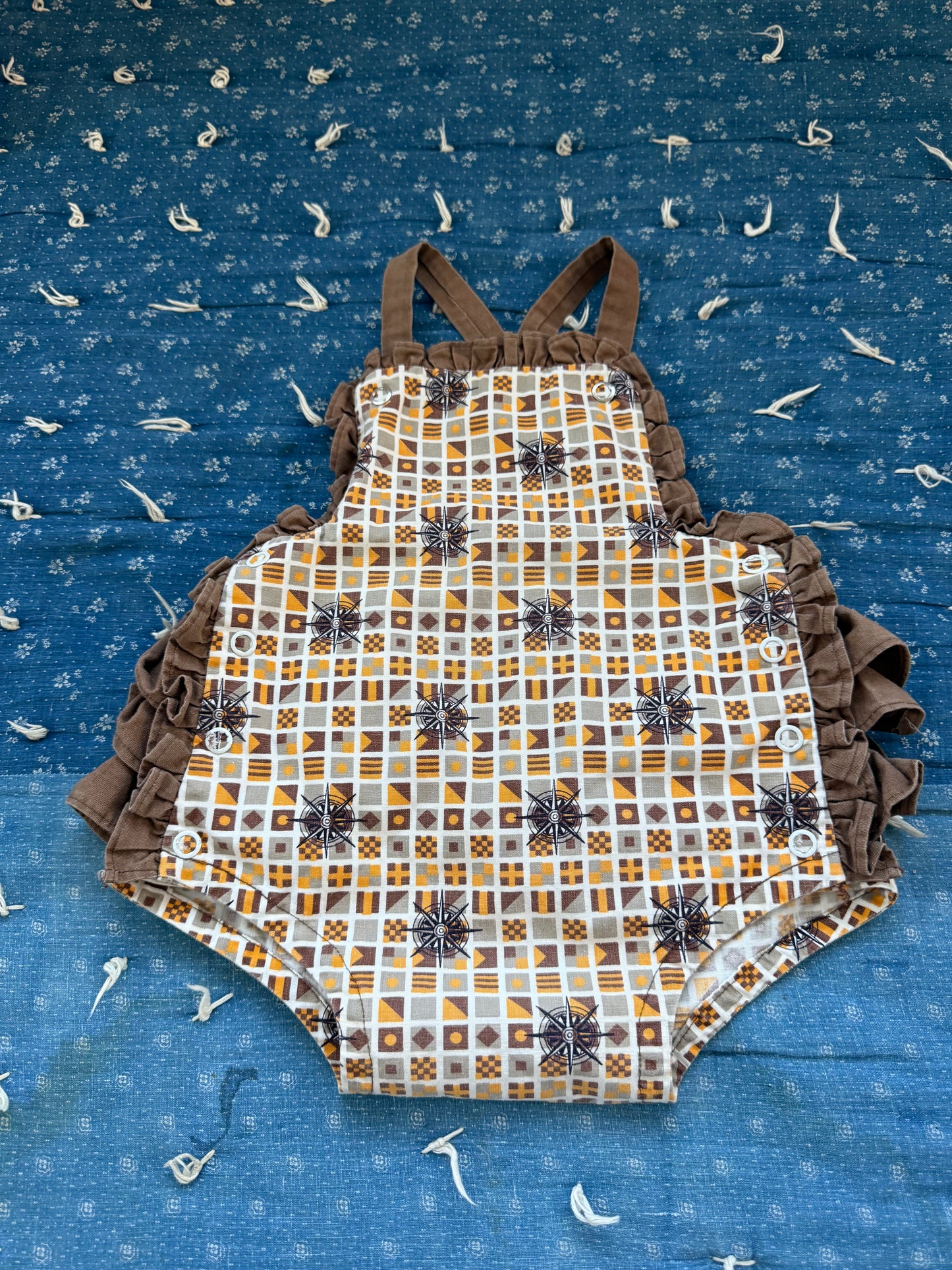1950s compass romper