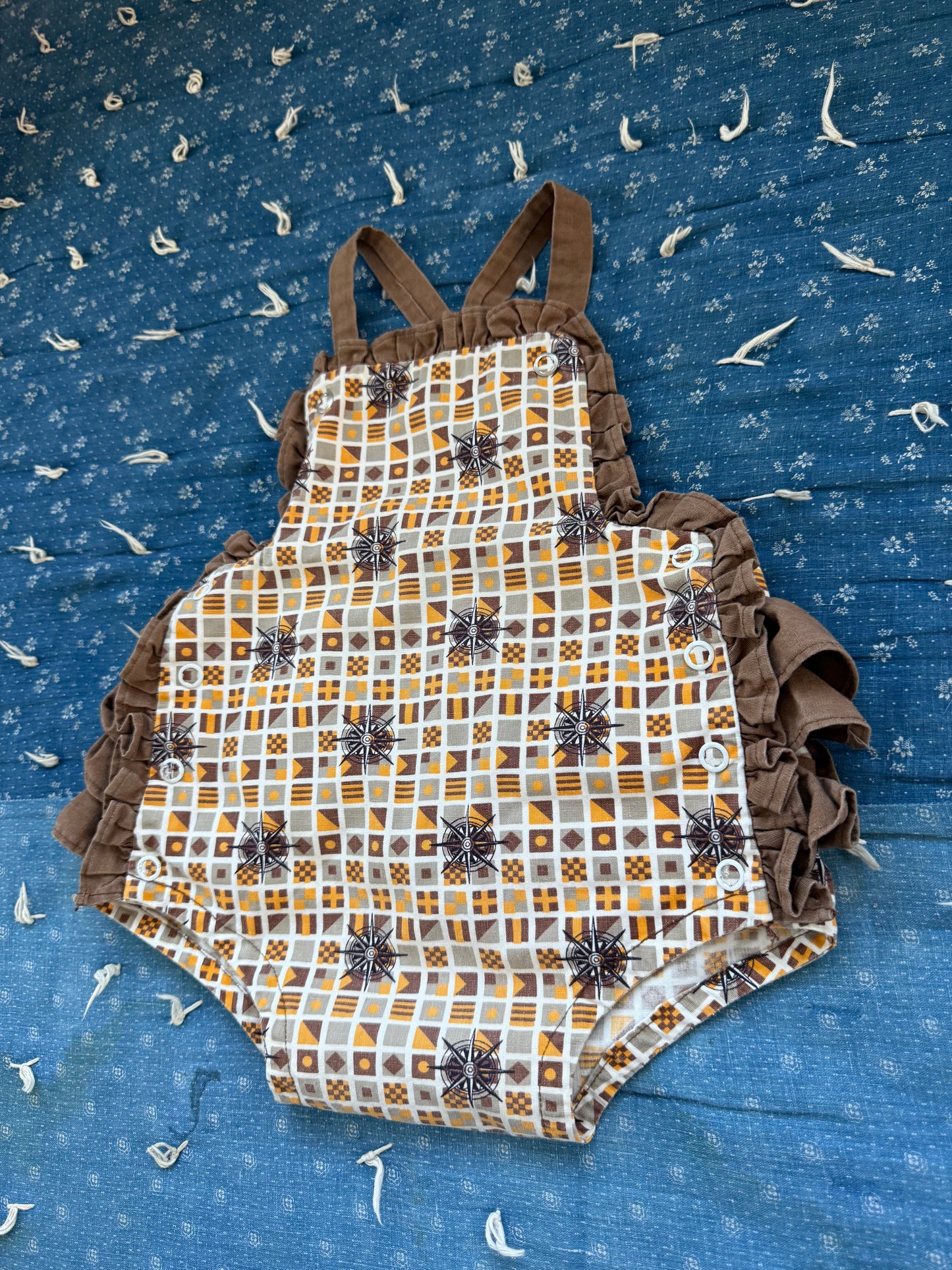 1950s compass romper