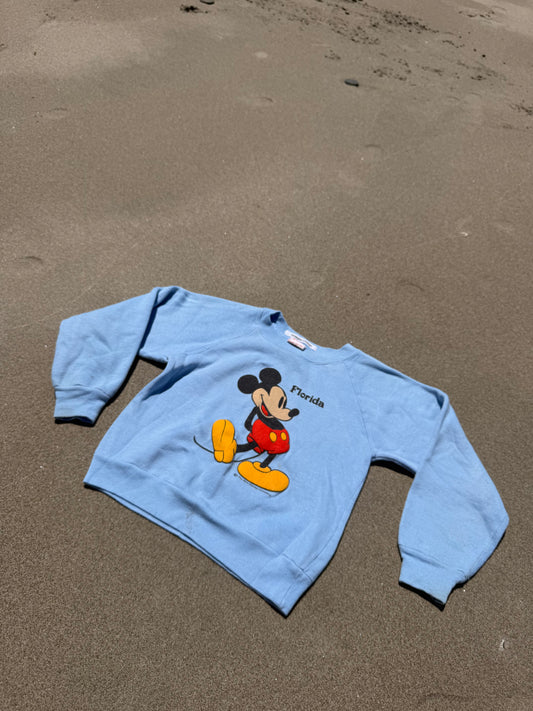 1980s mickey mouse sweatshirt, blue