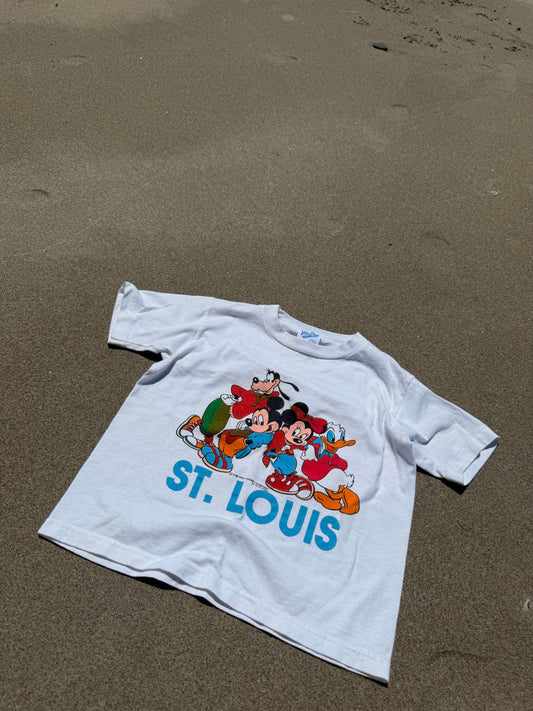 1990s mickey & friends st. louis souvenir tee