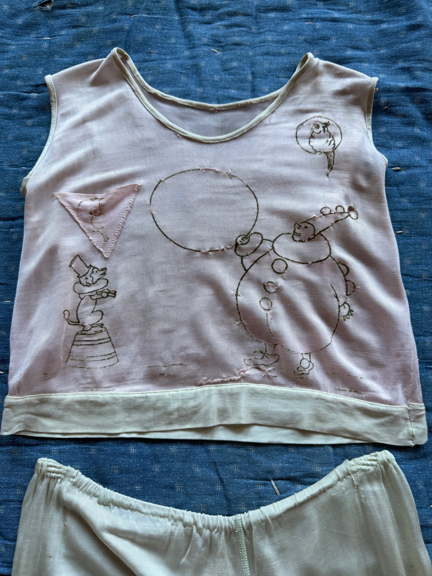 1920s circus beach pajamas