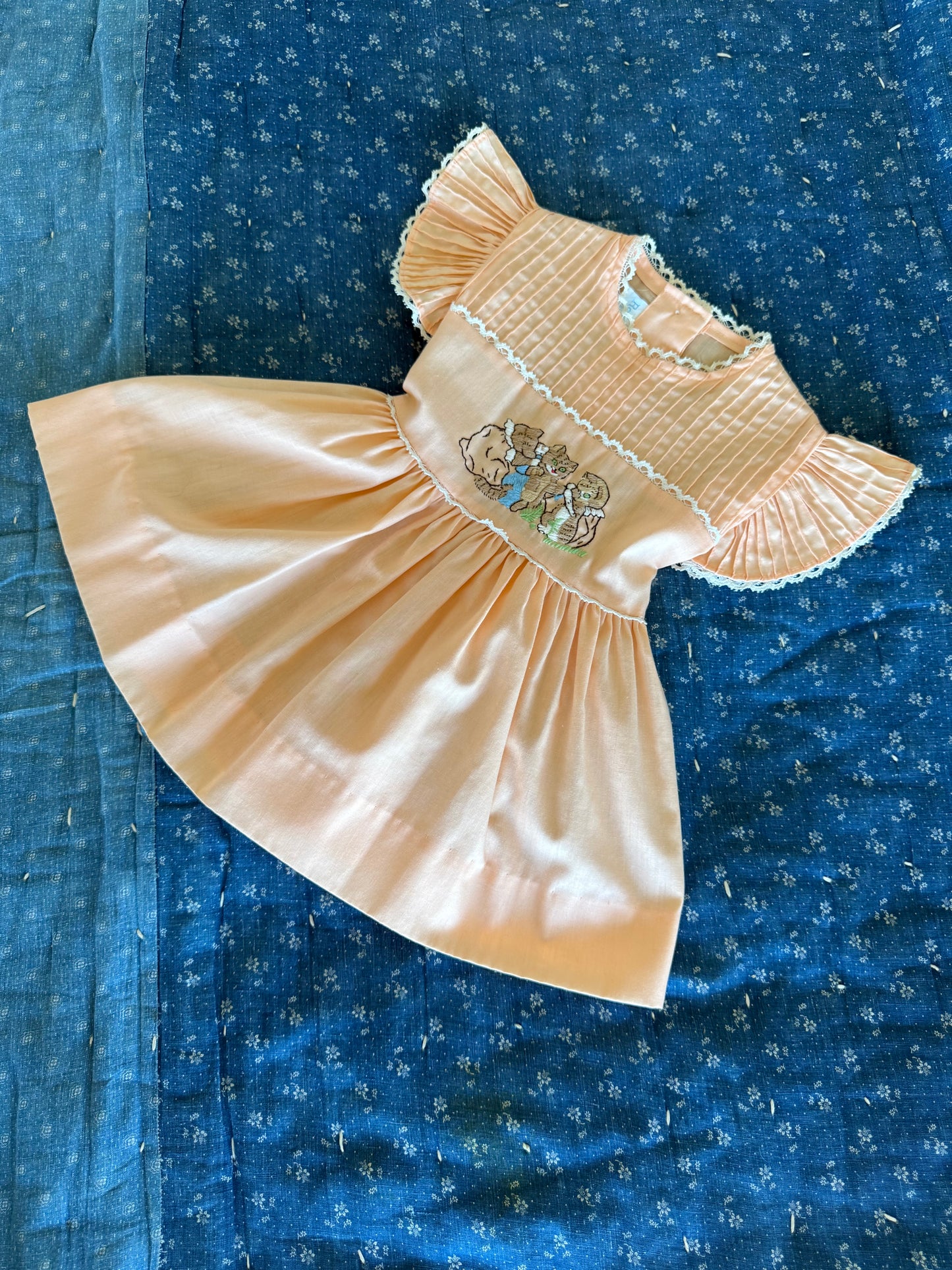 1980s beatrix potter tom kittens dress