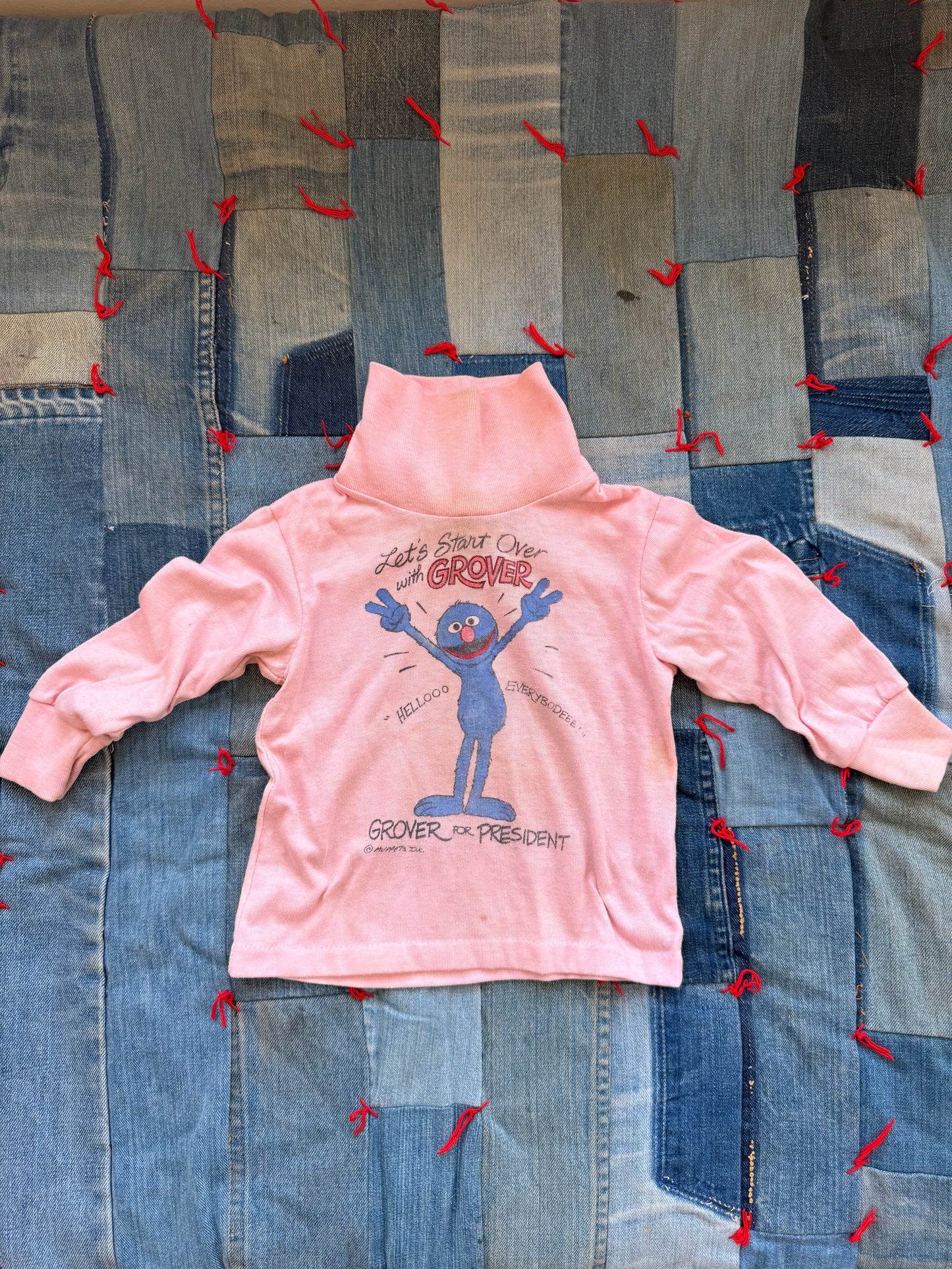 1970s grover for president turtleneck