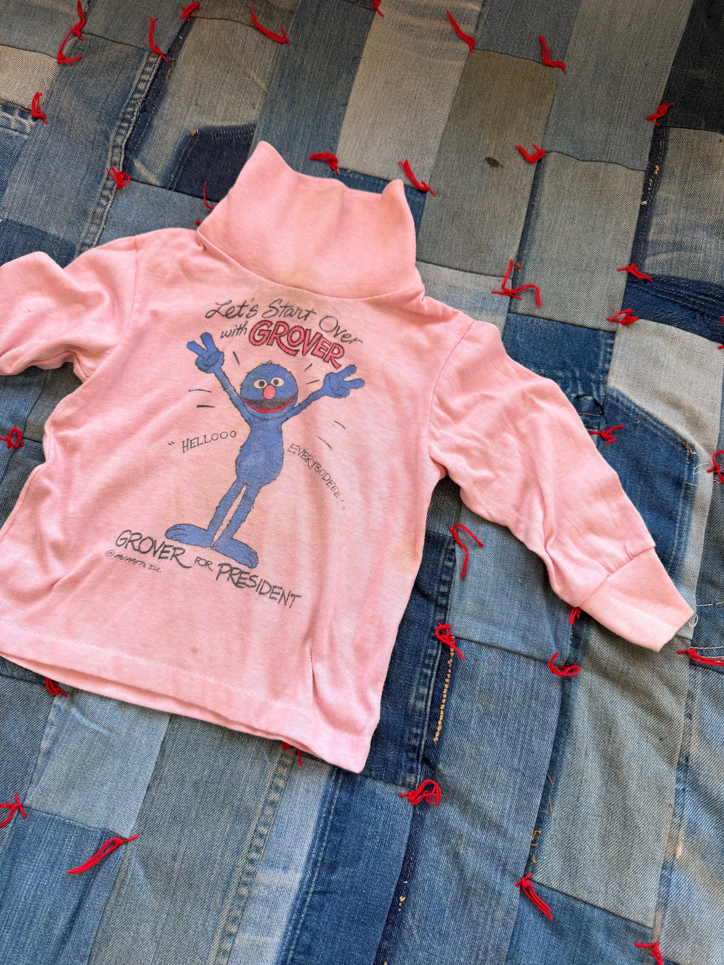 1970s grover for president turtleneck