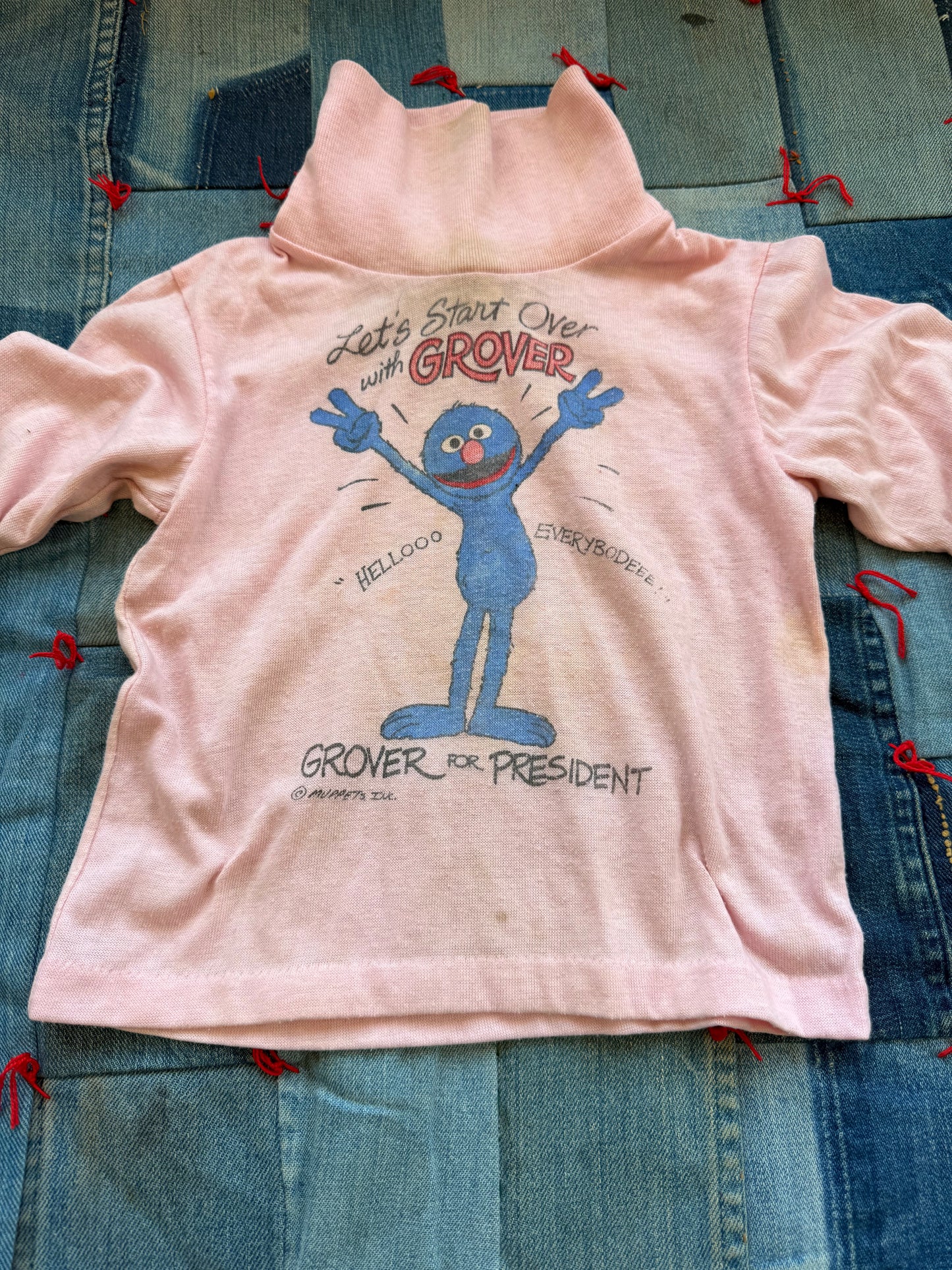 1970s grover for president turtleneck