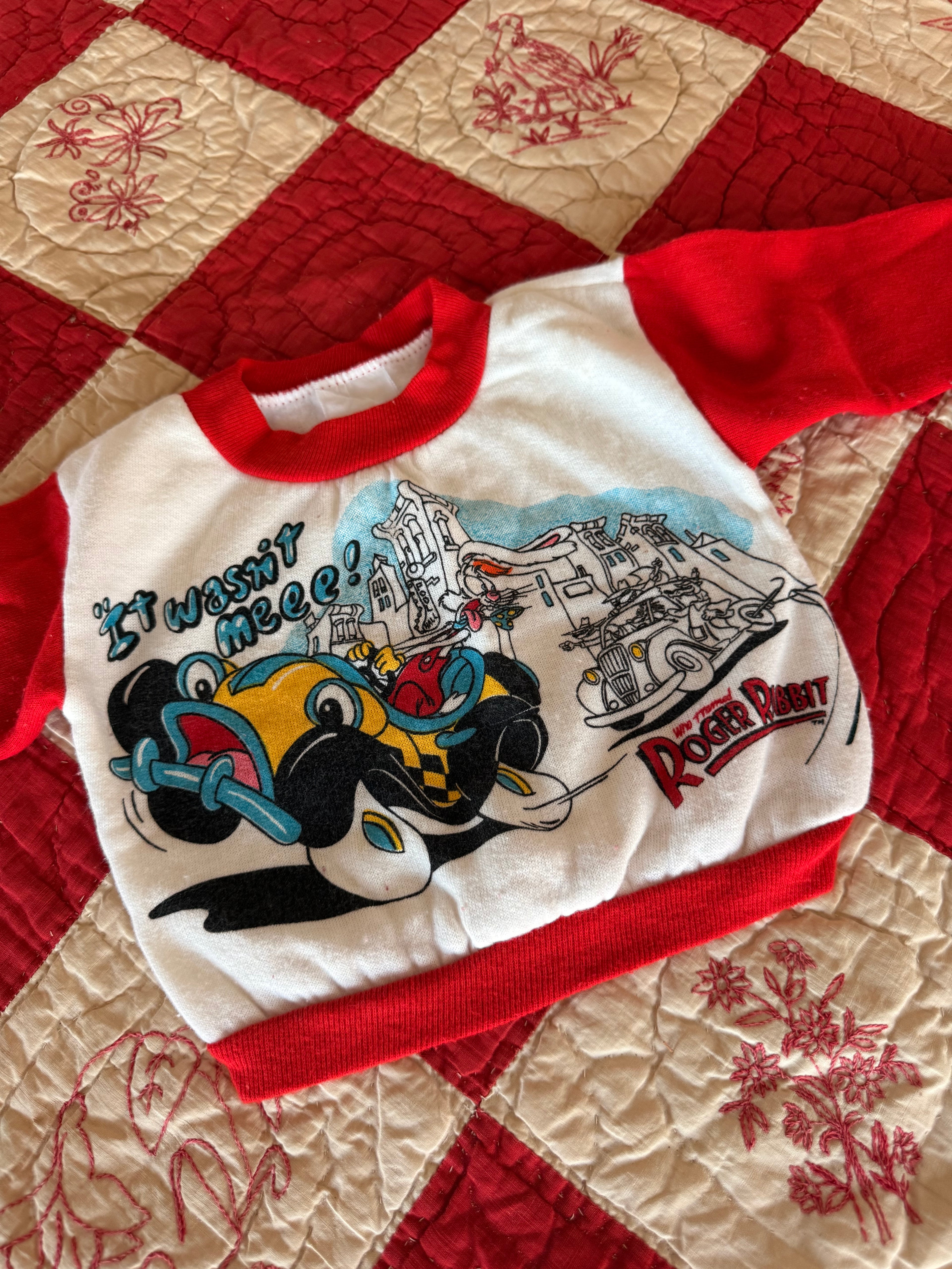 1980s who framed roger rabbit sweatshirt