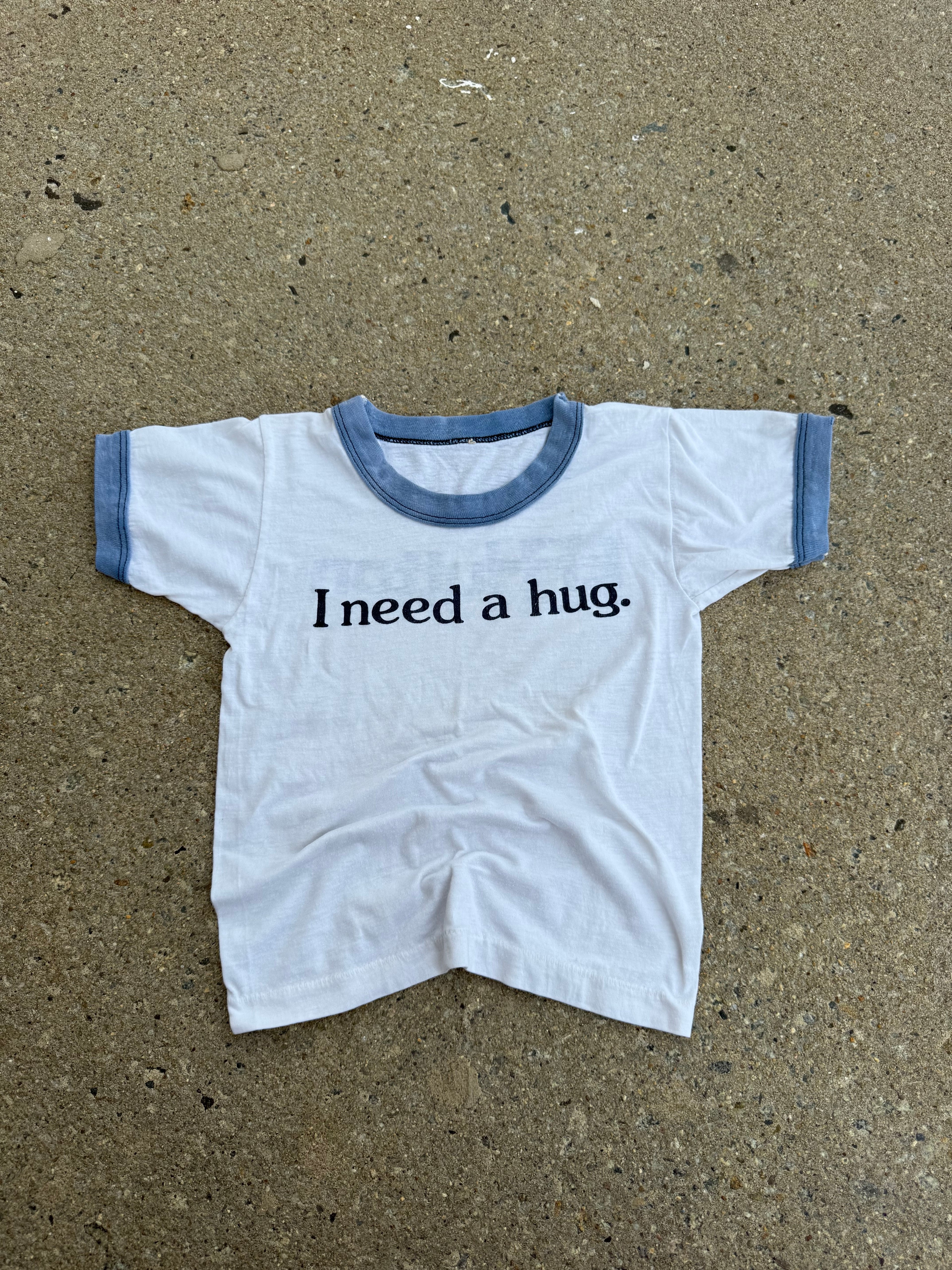 ef hutton ‘i need a hug’ advertising tee