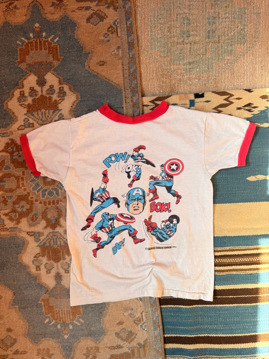 1970s captain america “my name is” t shirt