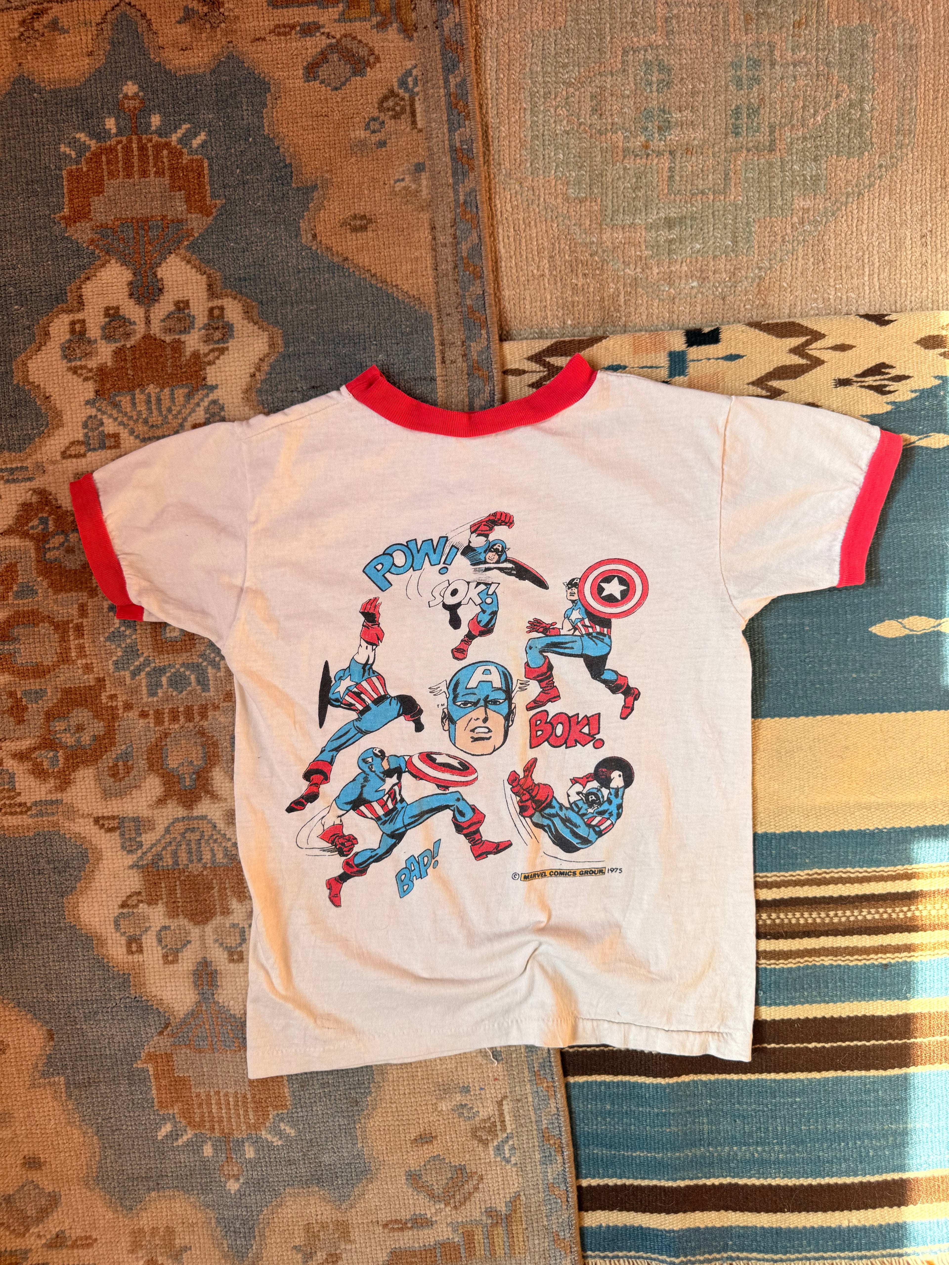 1970s captain america “my name is” t shirt