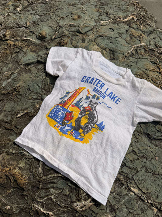 1960s crater lake souvenir tee