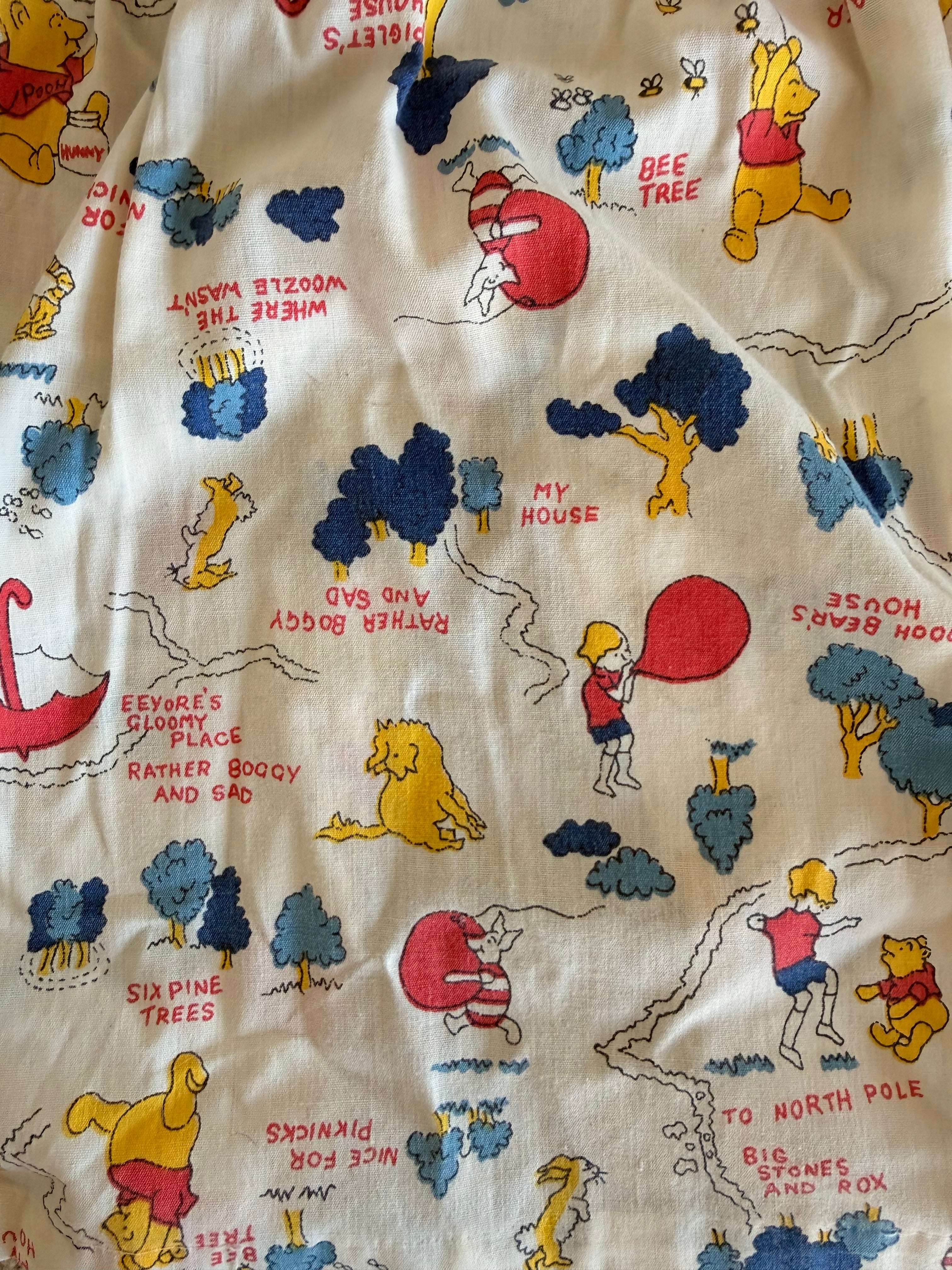 1970s winnie the pooh blouse