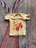 1980s mikes ice cream, brewster, massachusetts tee, yellow