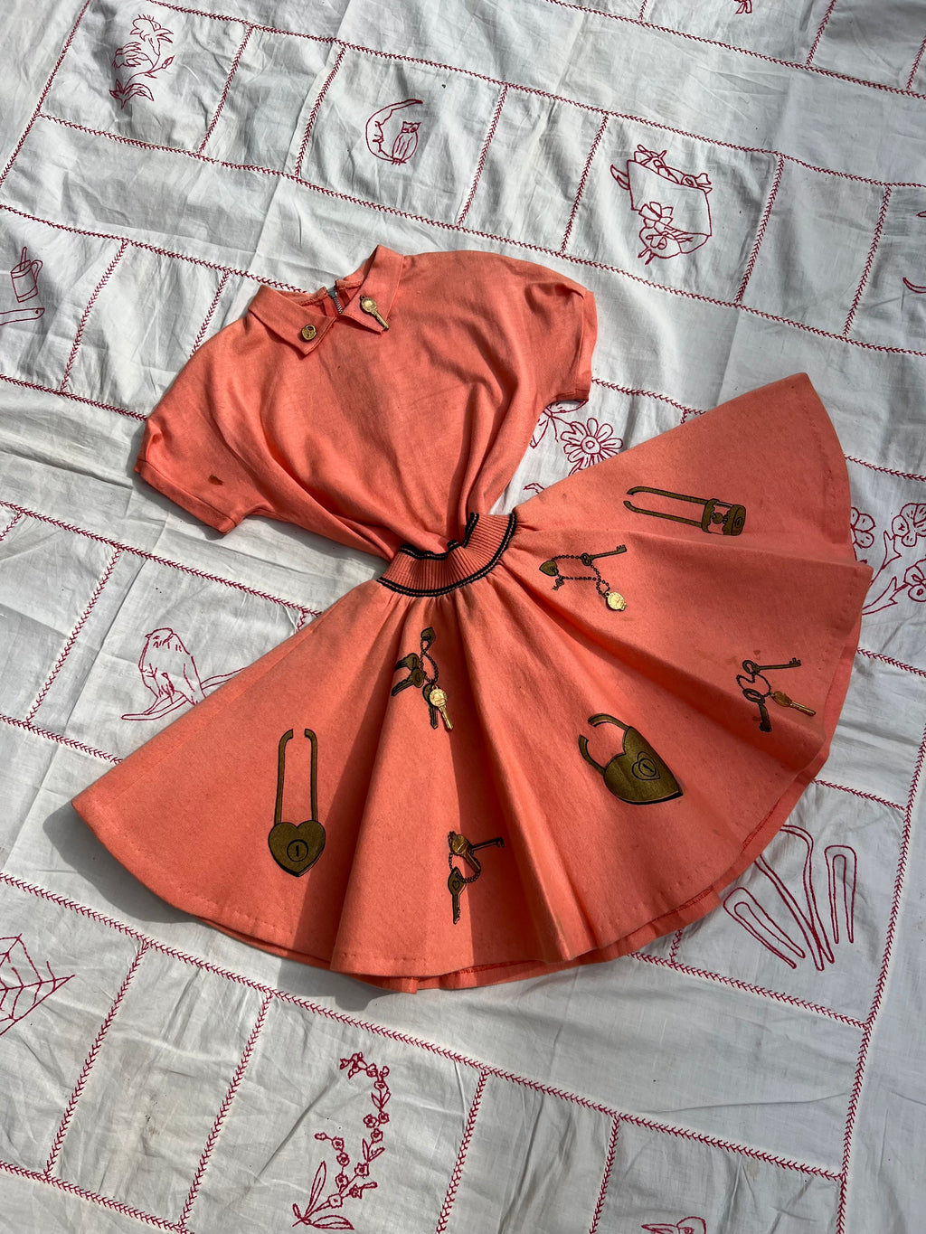 1950s key to my heart set