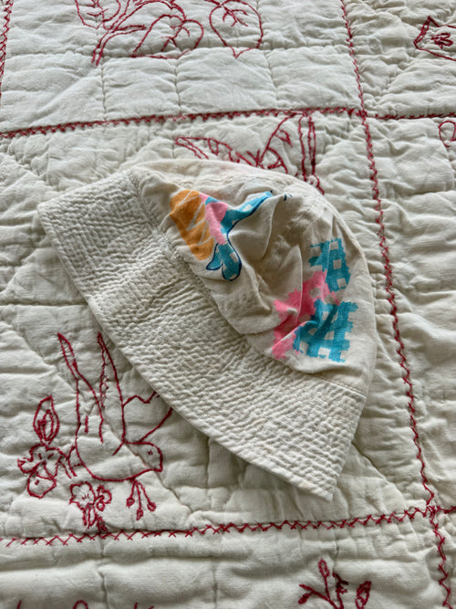 1960s seal goggle bucket hat