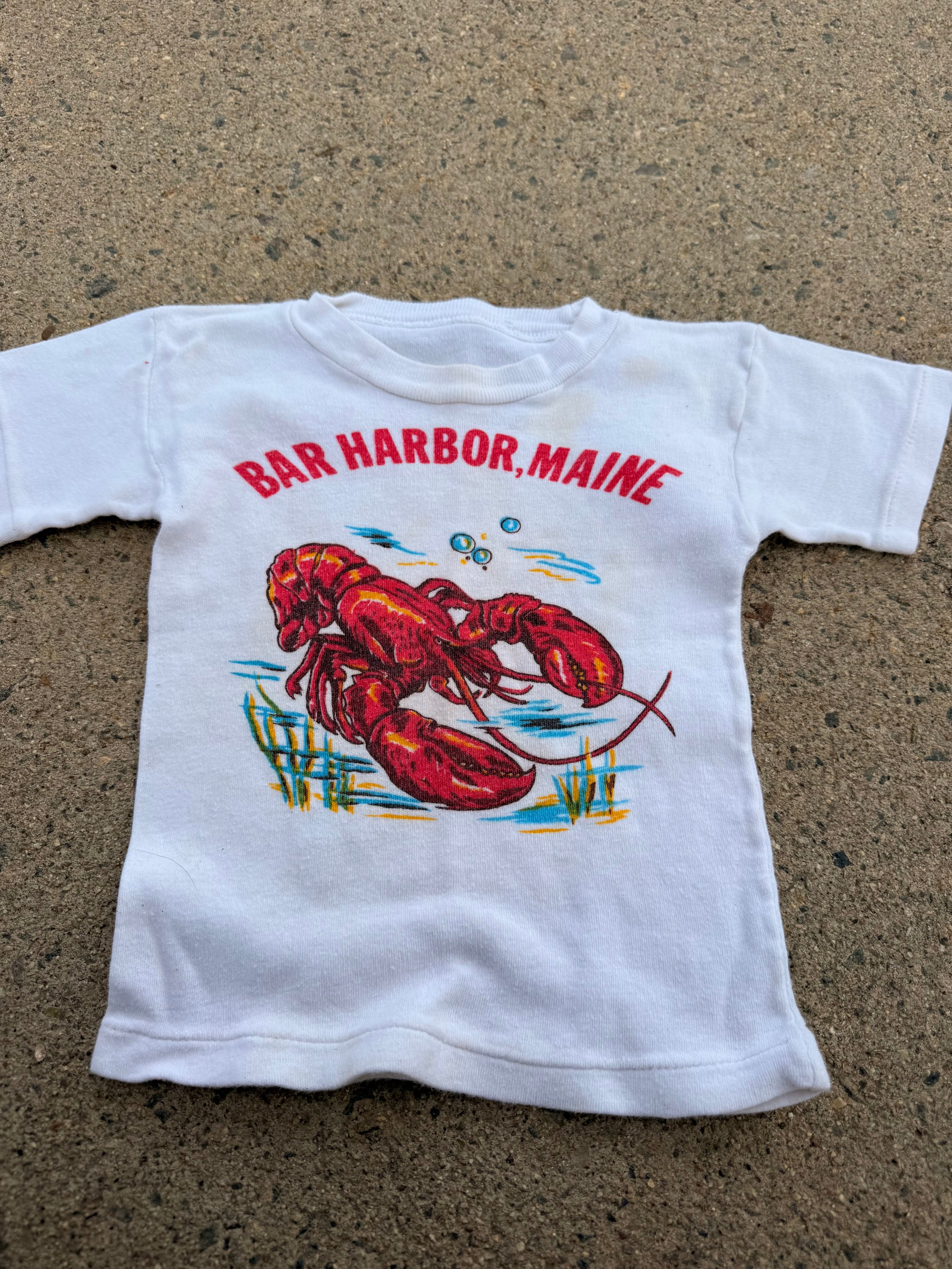 1950 bar harbor maine souvenir tee