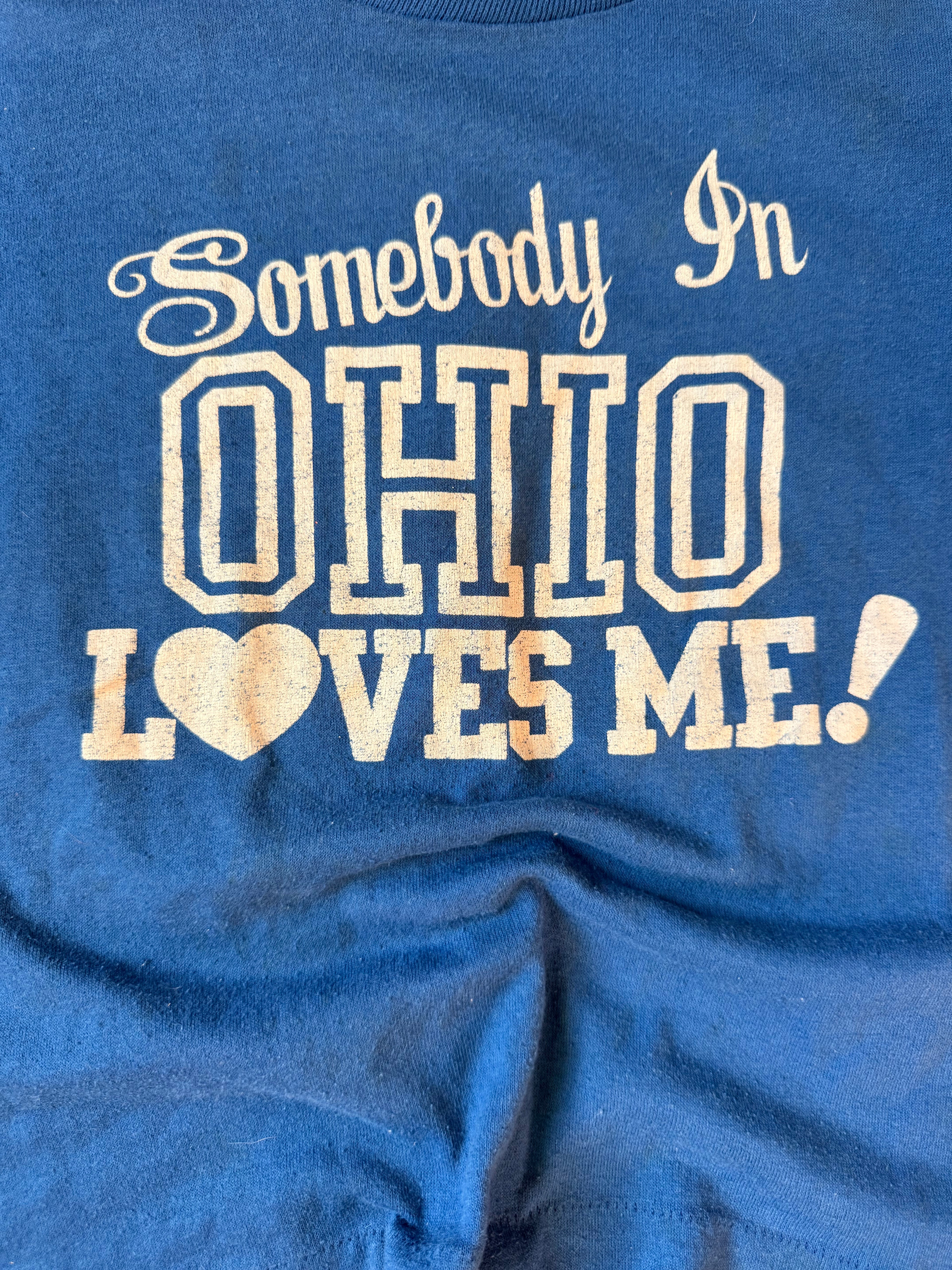 1980s somebody in ohio loves me tee