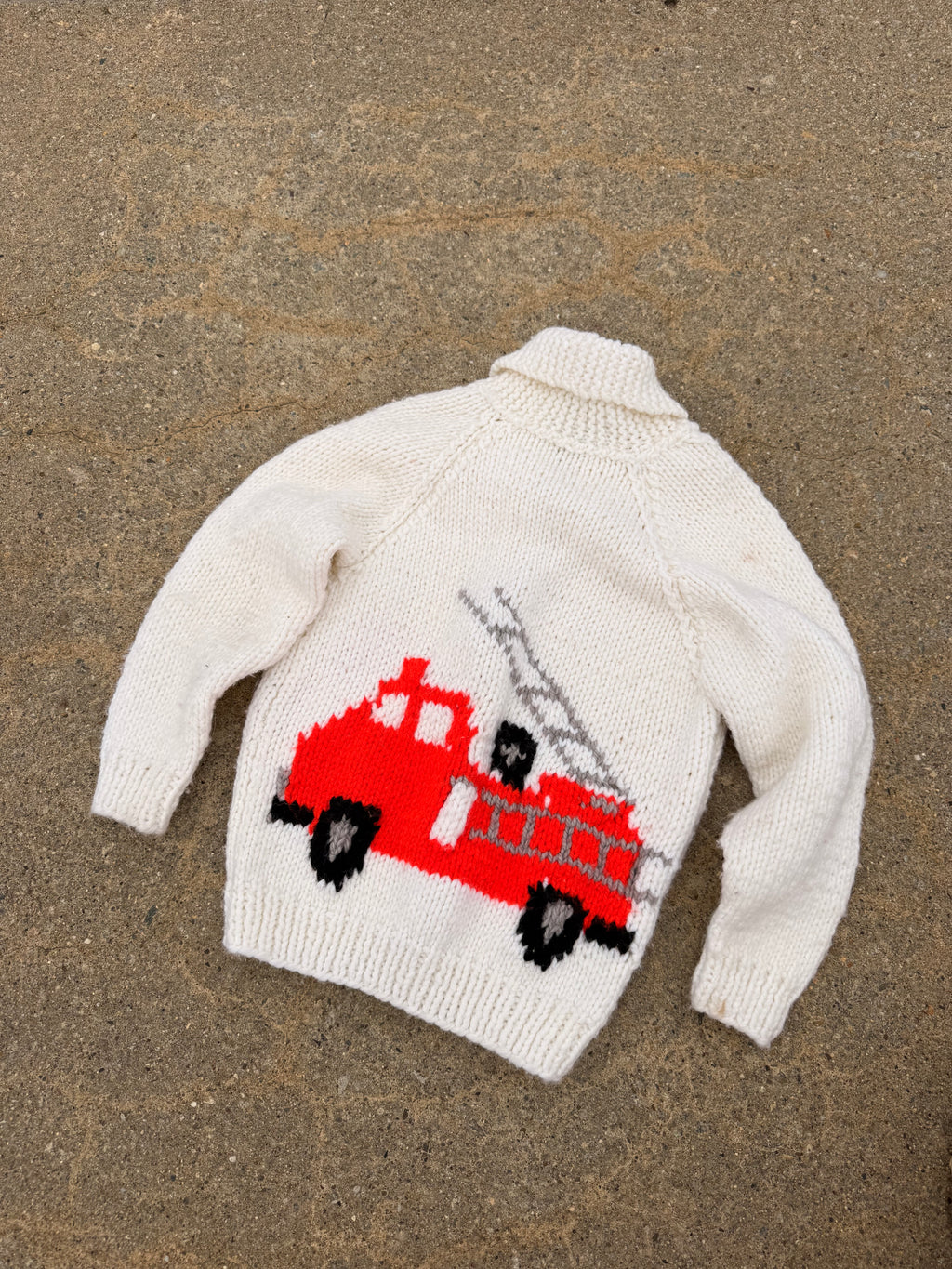 1960s wool fire truck cowichan