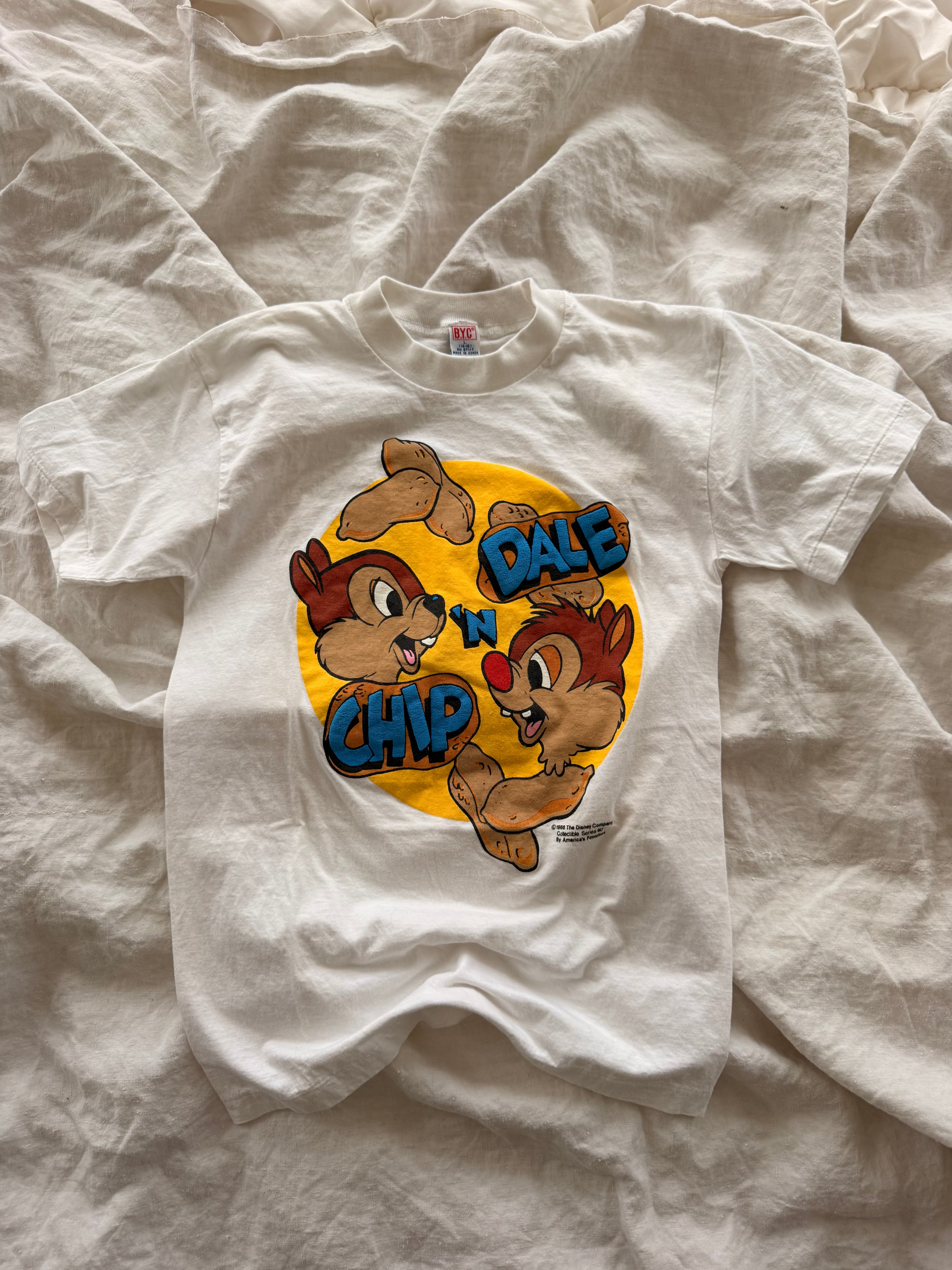 1980s deadstock chip and dale t shirts