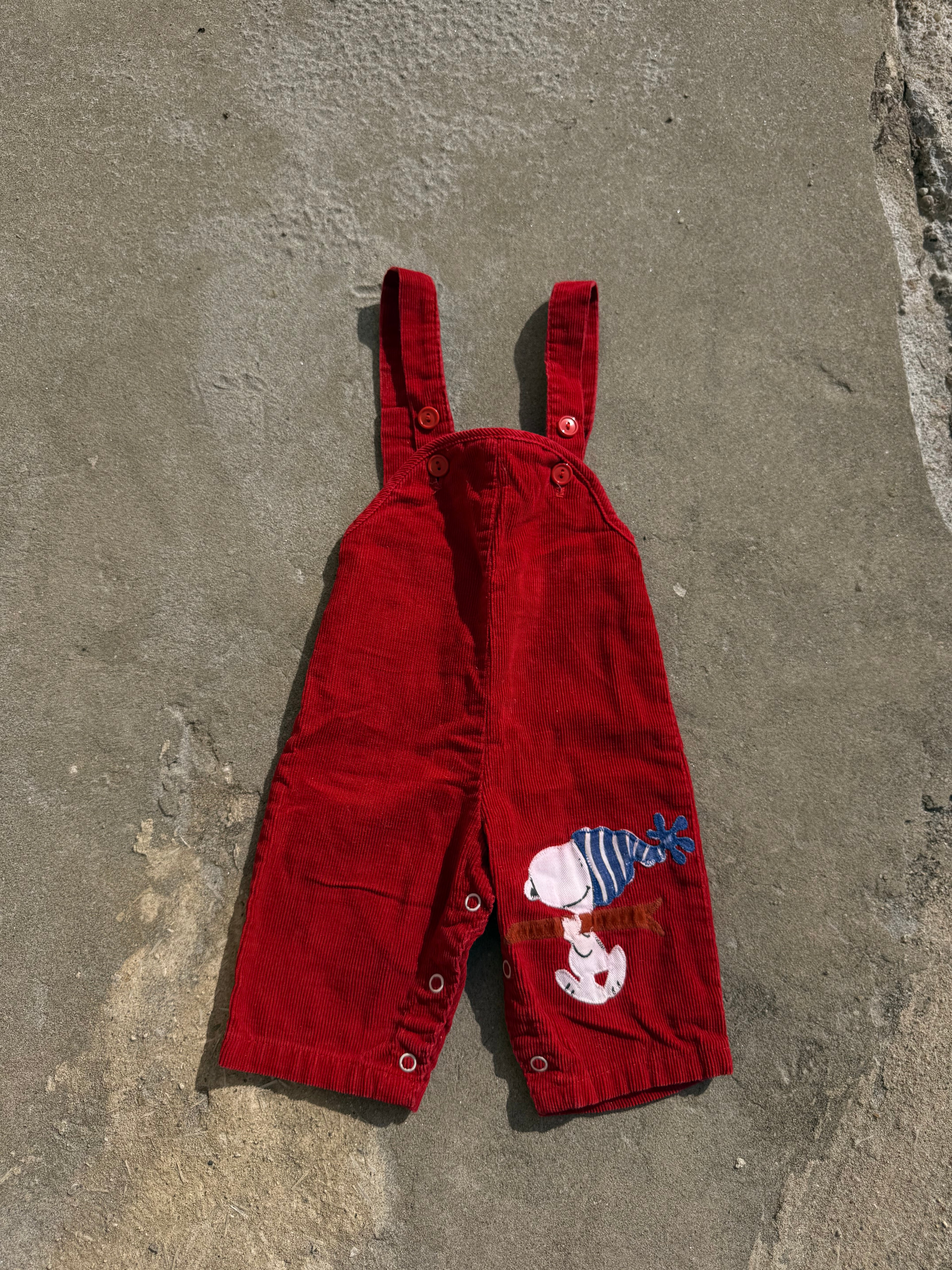 1970s snoopy overalls