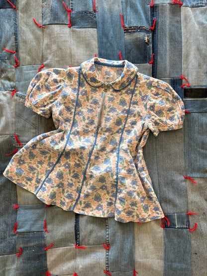1930s petunia dress