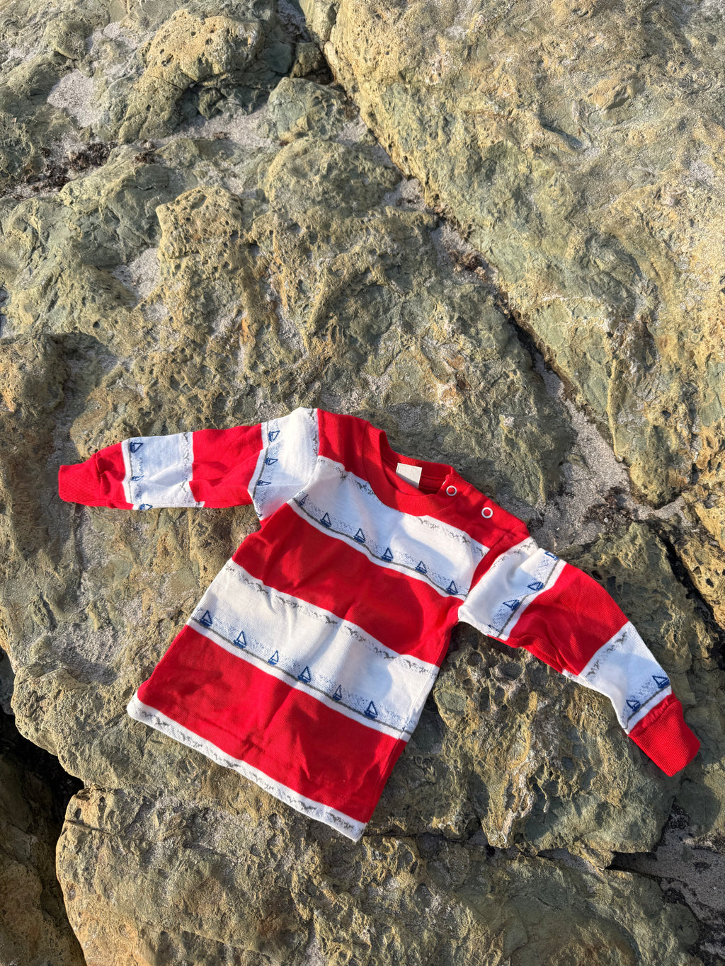1960s sailboat long sleeve tee