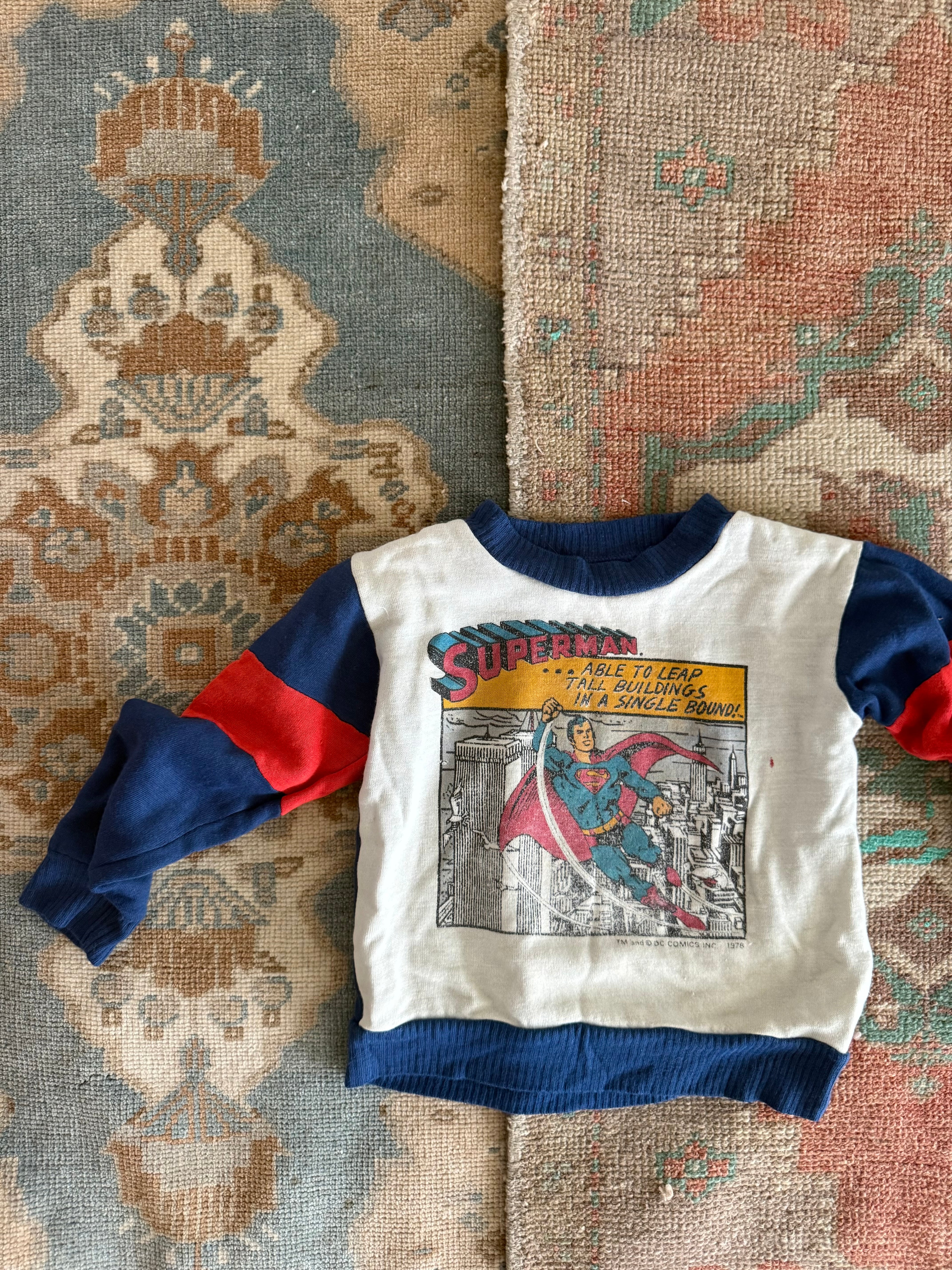 1970s superman sweatshirt