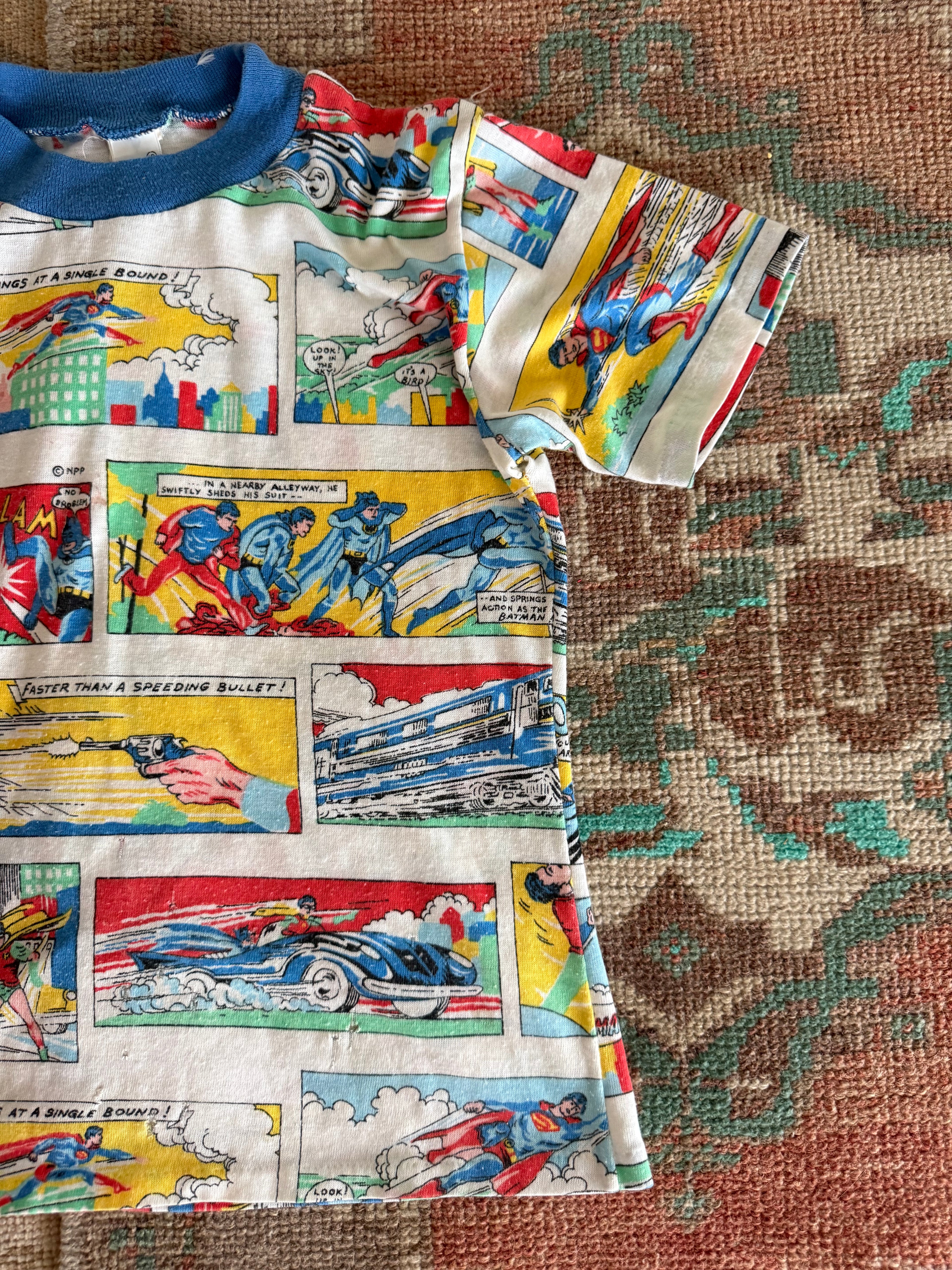 1970s superman comic tee