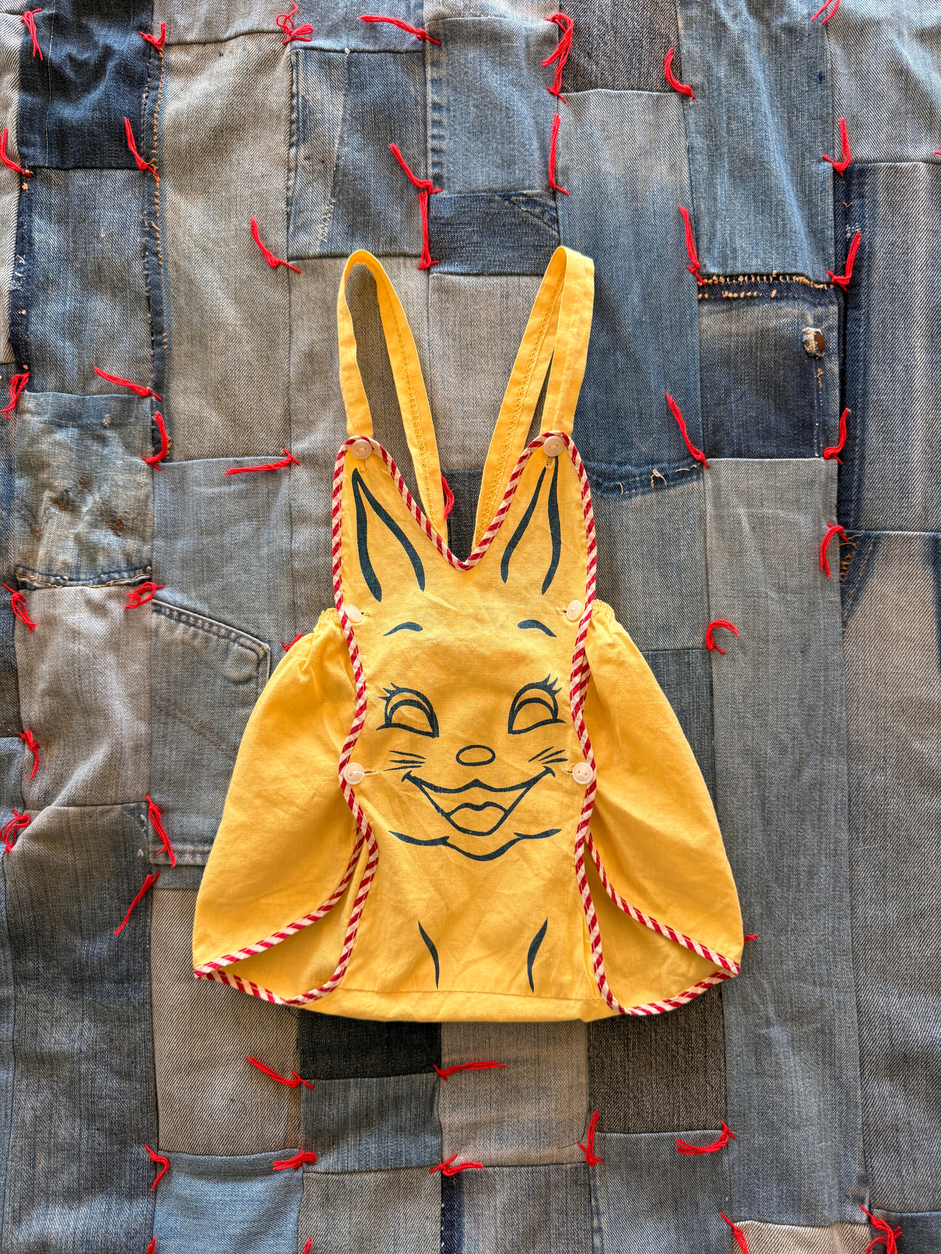 1950s happy bunny romper