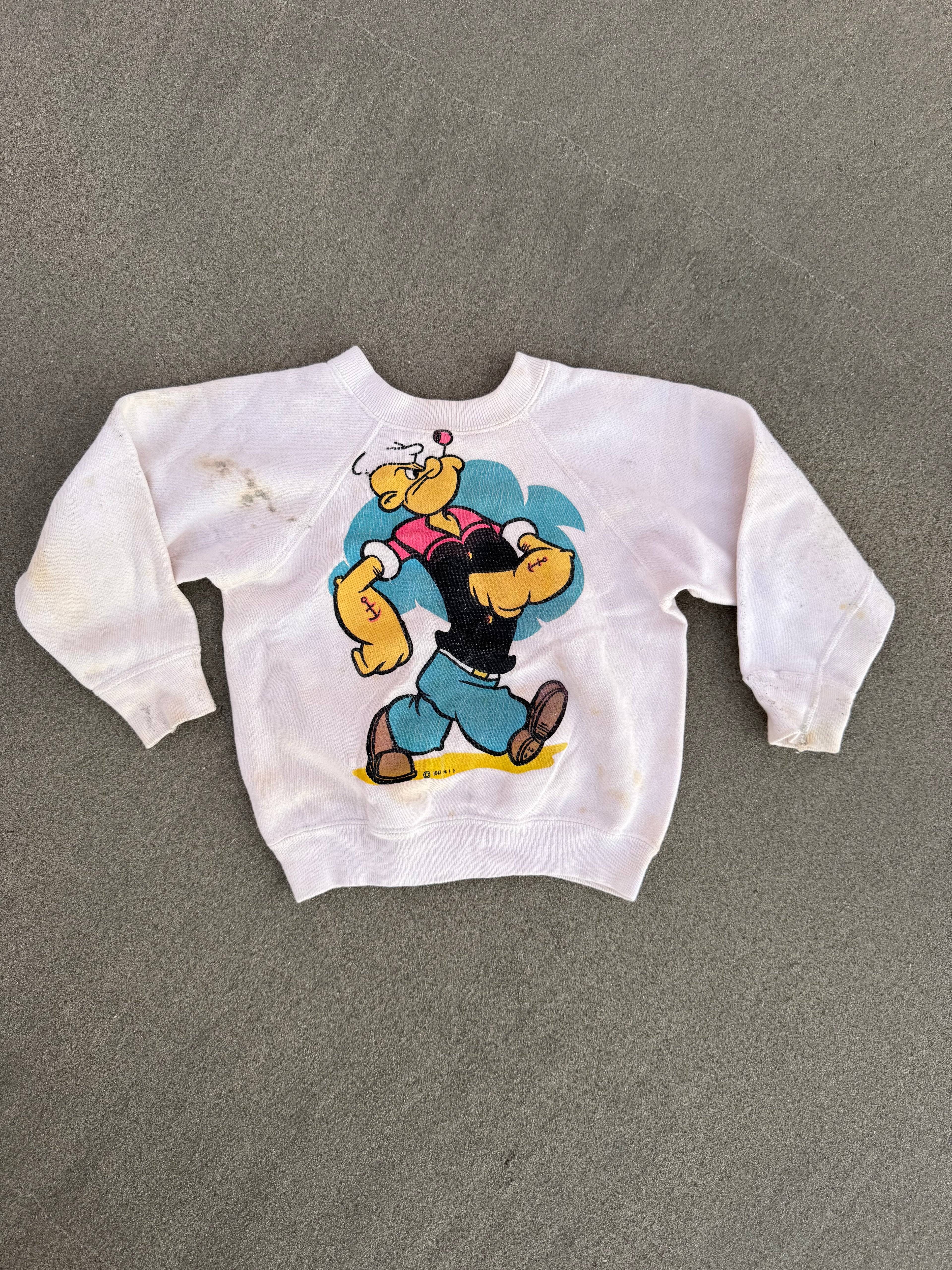 1970s popeye sweatshirt