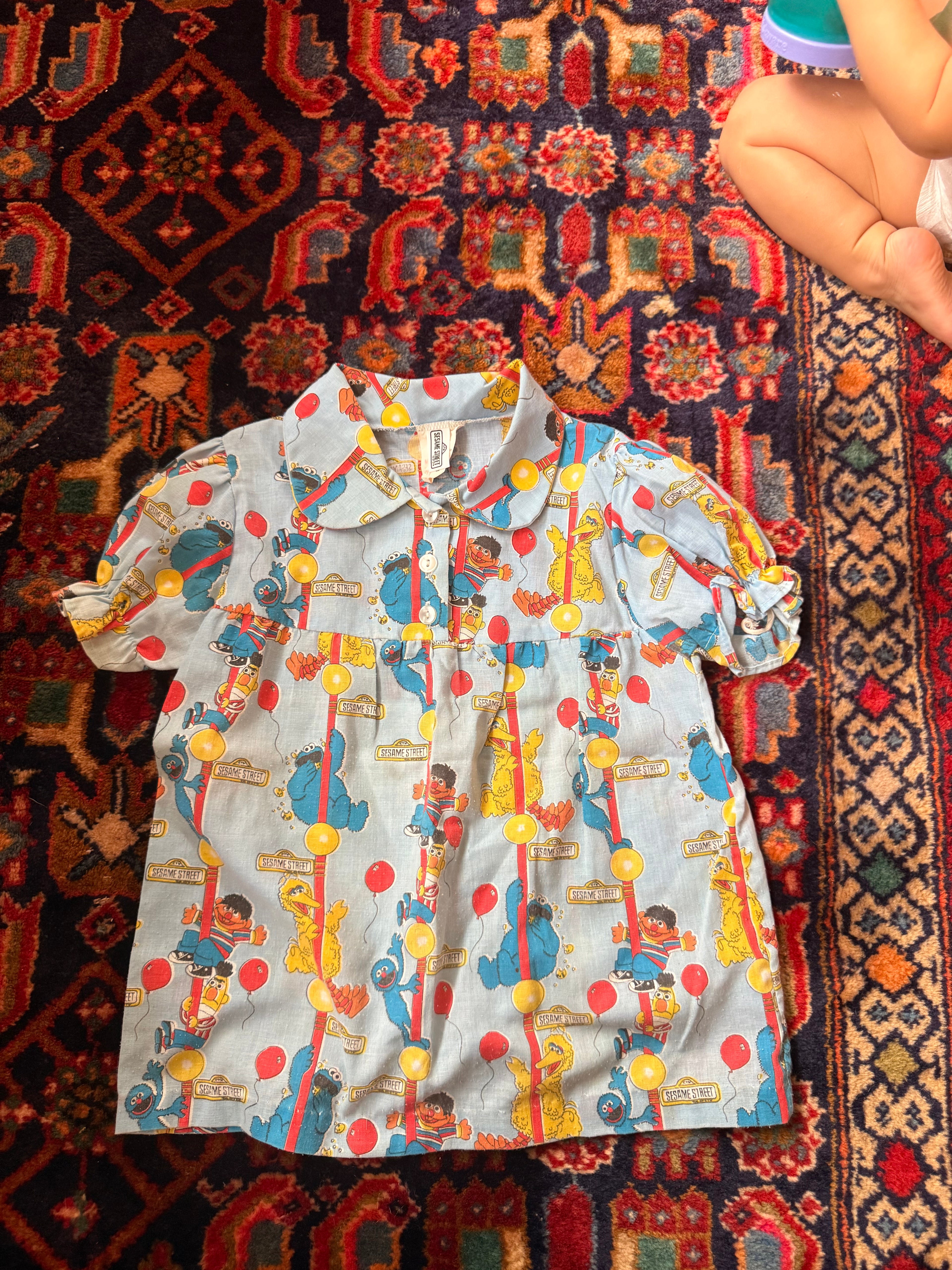 1970s sesame street baby doll top