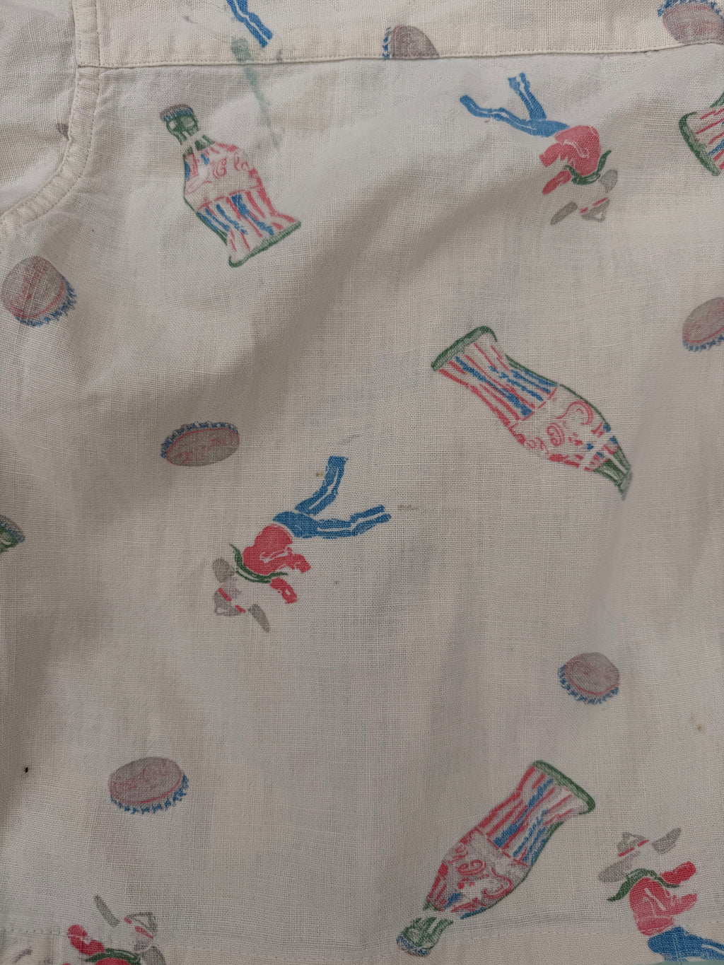 1950s coca cola cowboy button down