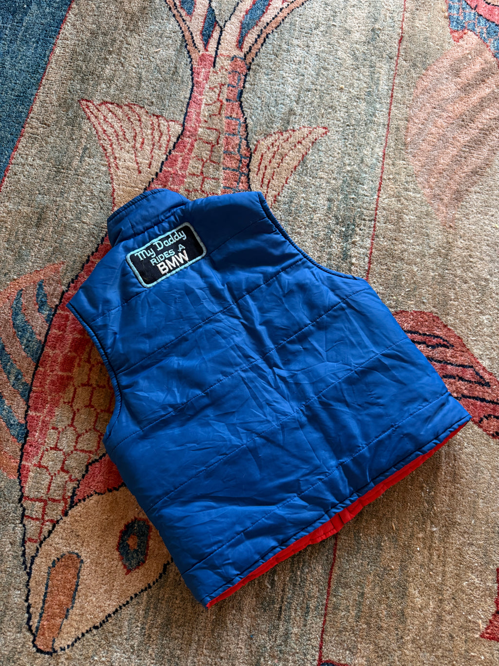 1970s patched vest