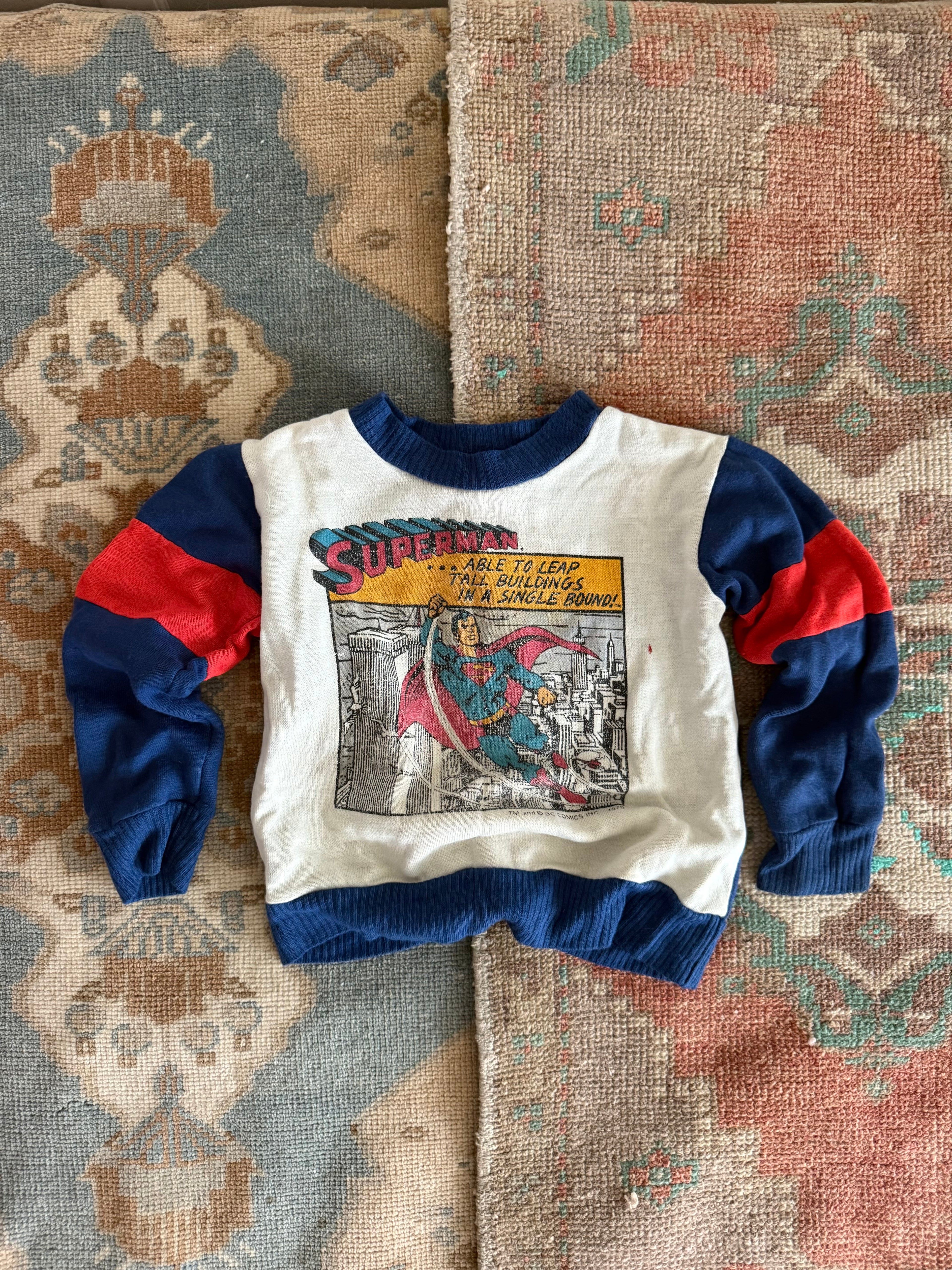 1970s superman sweatshirt