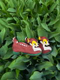 1940s felt bambi slippers