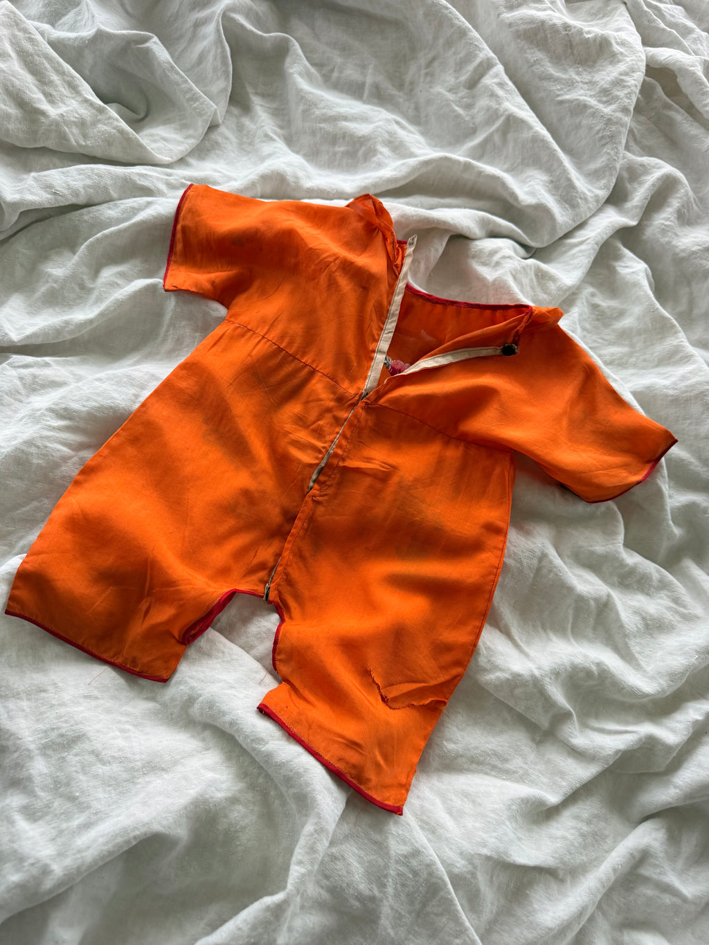 1920s chinese silk animal embroidered romper