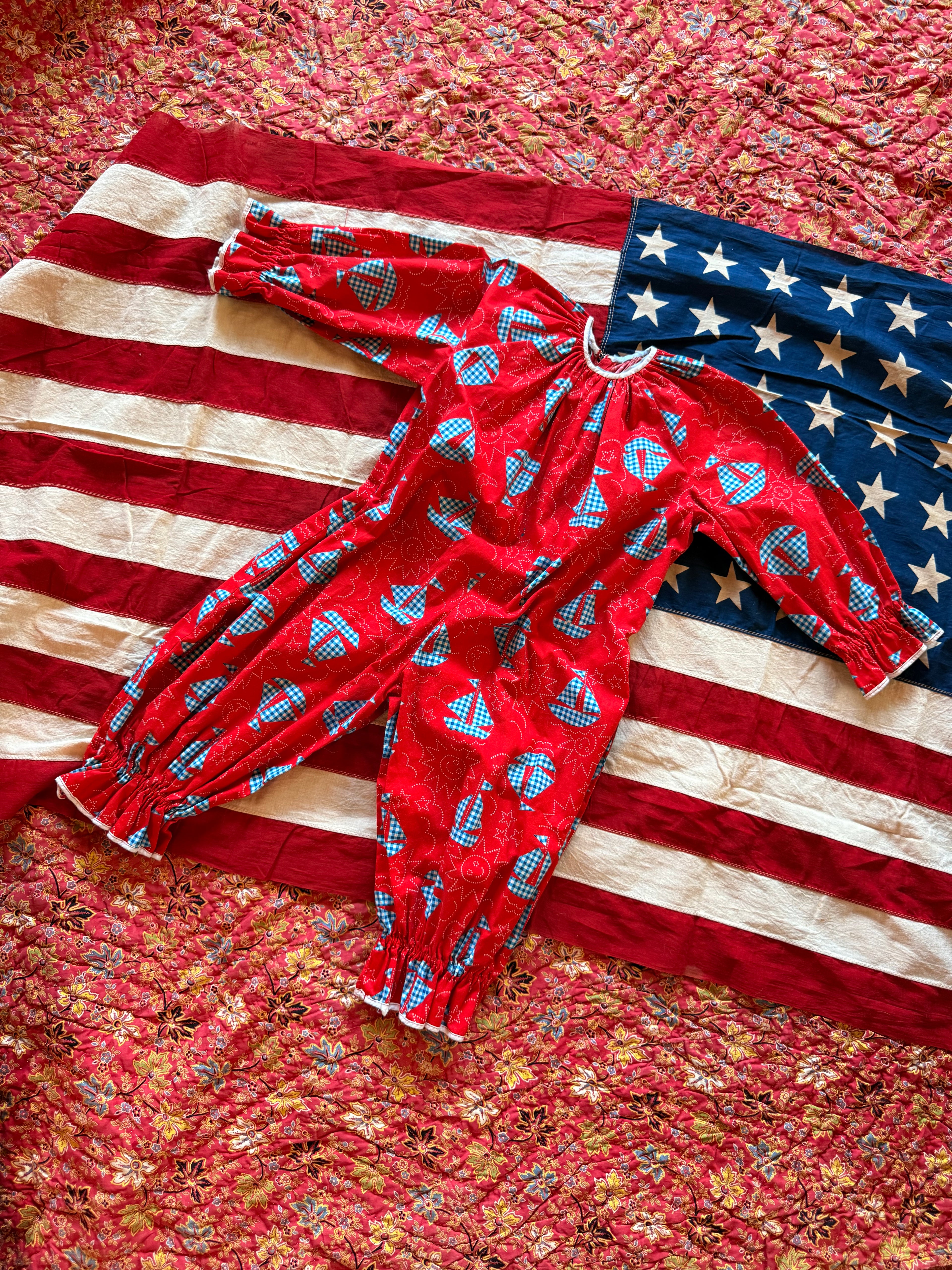 1970s sailboat clown suit