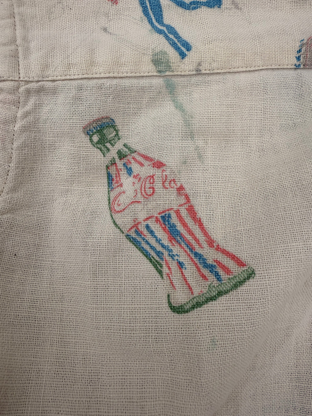 1950s coca cola cowboy button down