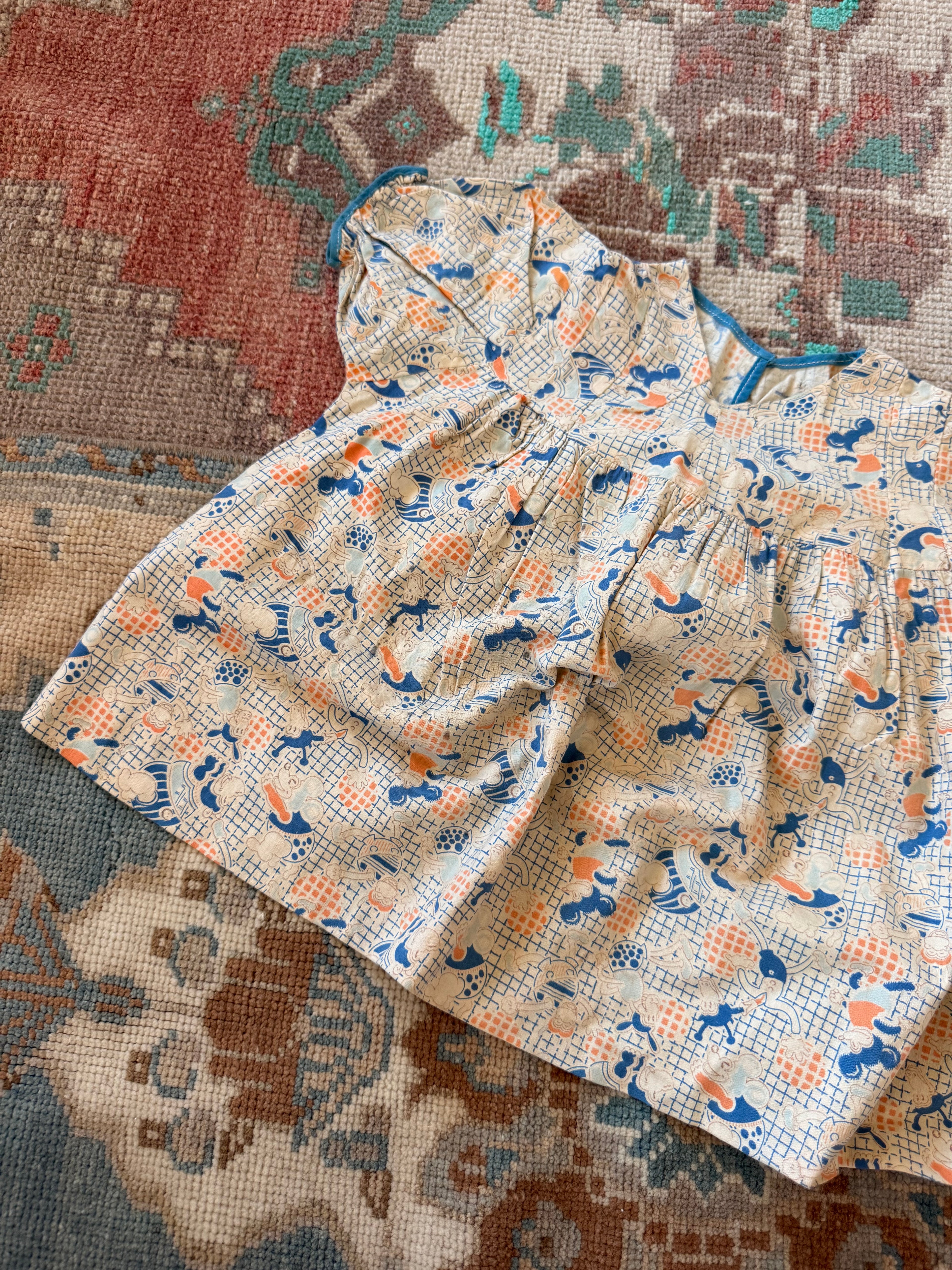 1930s mickey mouse baby dress