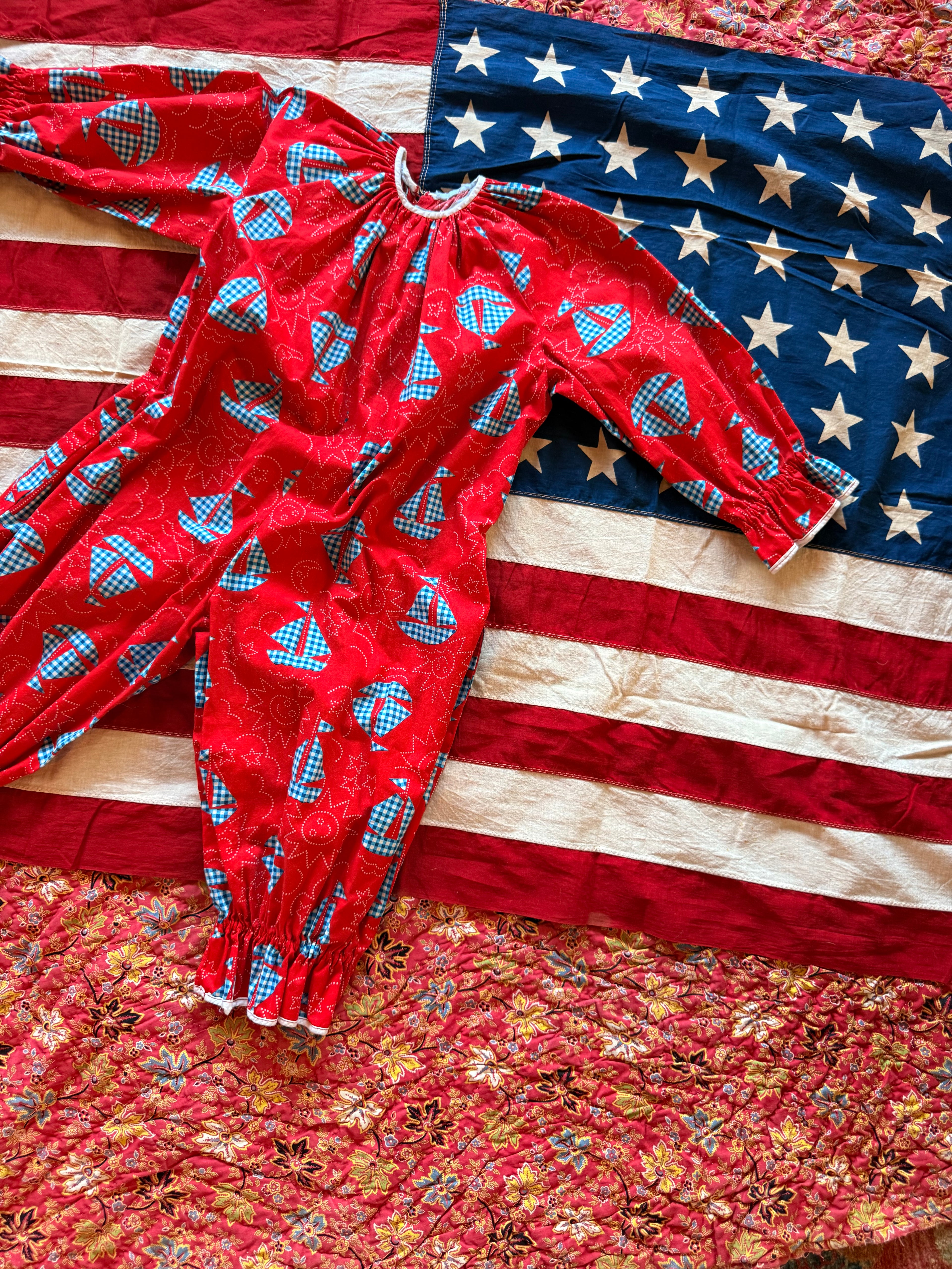 1970s sailboat clown suit