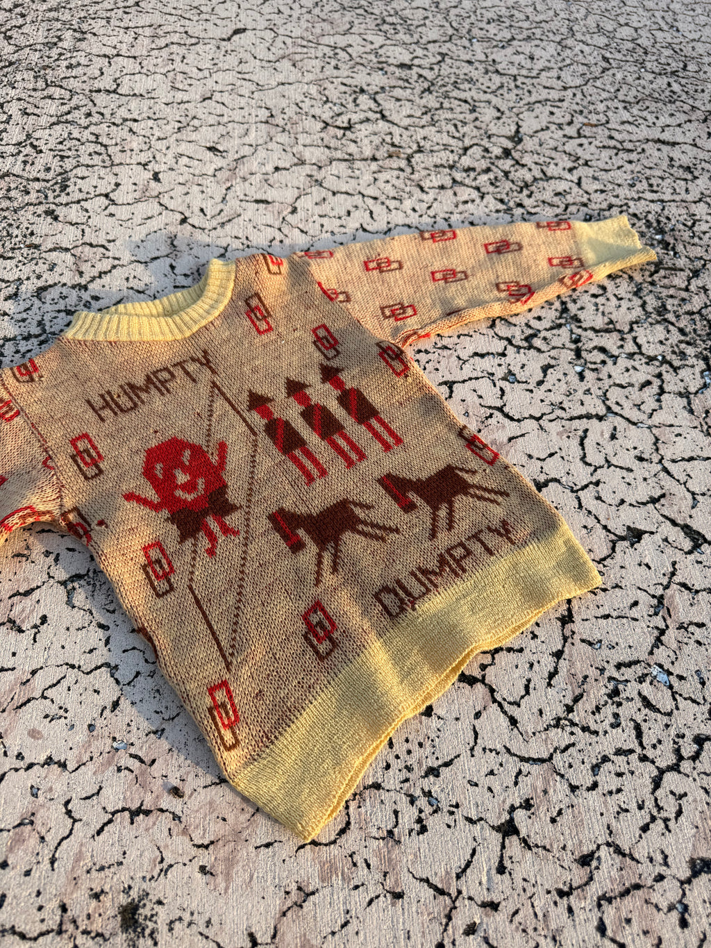 1950s humpty dumpty knit