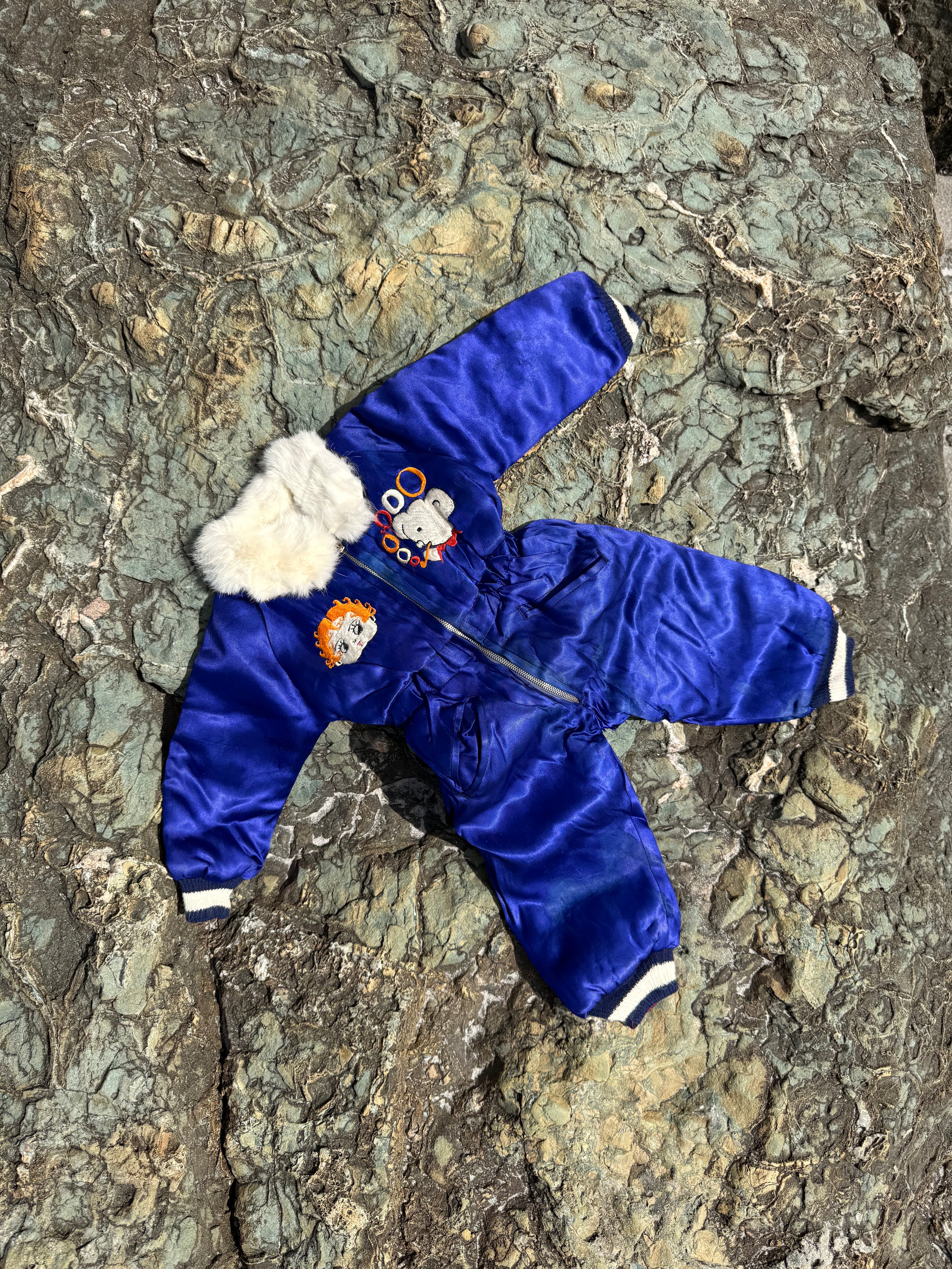 1940s japanese sukajan souvenir snowsuit