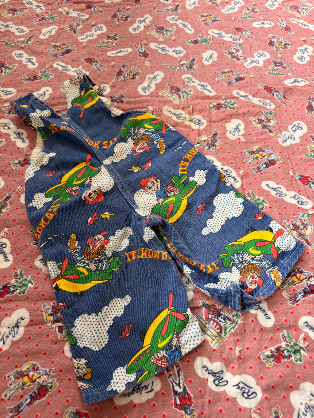 1960s howdy doody overalls